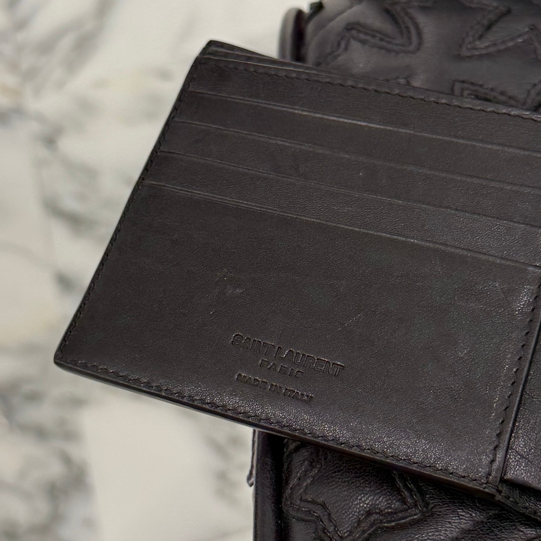 SAINT LAURENT PARIS Mono Baby Cat Wallet 340837 サンローランパリ モノベビーキャット ウォレット