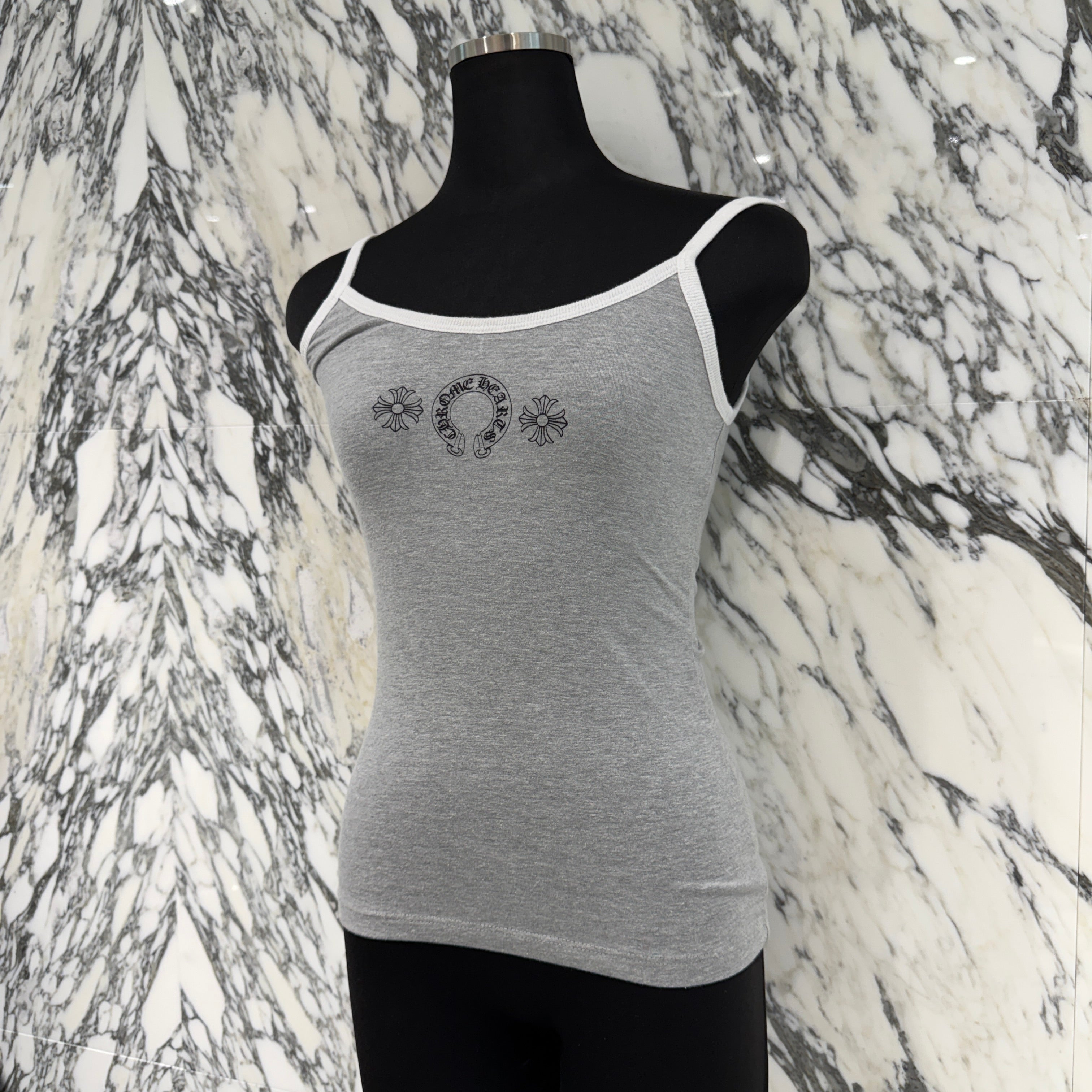 CHROME HEARTS Horseshoe Short Camisole Top Size XS クロムハーツ ホースシュー ショート キャミソールトップ サイズXS