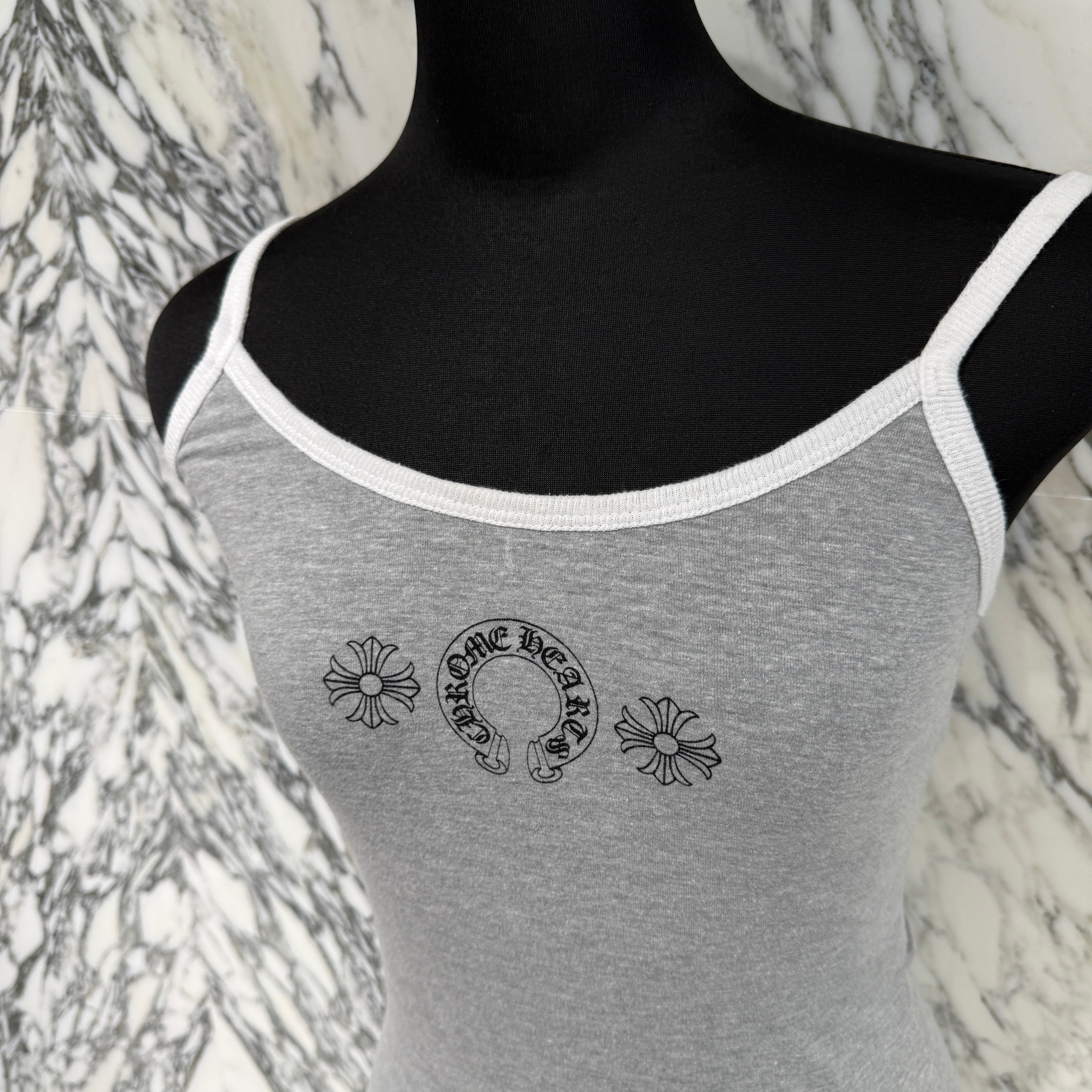 CHROME HEARTS Horseshoe Short Camisole Top Size XS クロムハーツ
