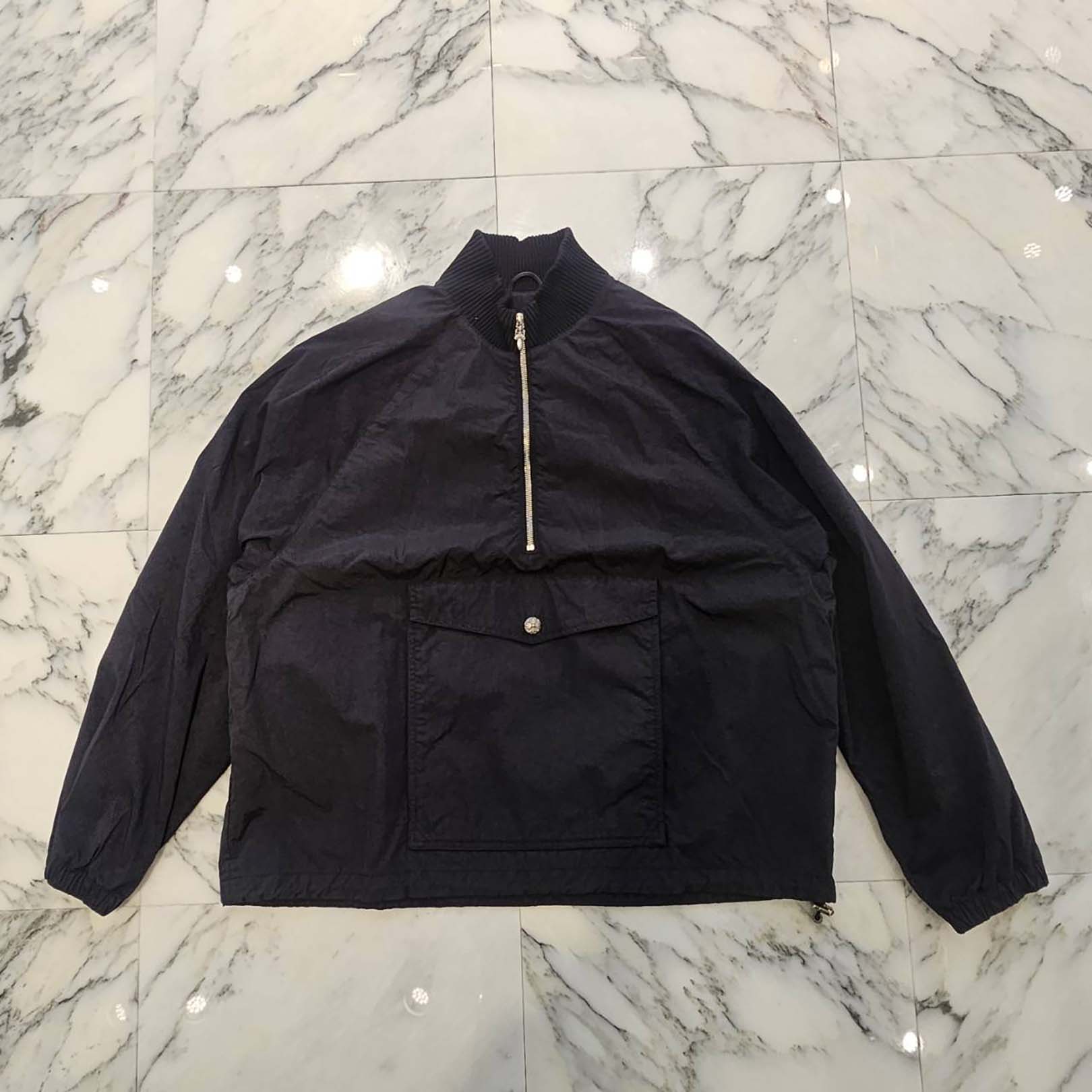 CHROME HEARTS Y NOT Nylon Anorak Half Zip Jacket Size XL クロムハーツ ワイノット ナイロンアノラックハーフジップジャケット サイズXL