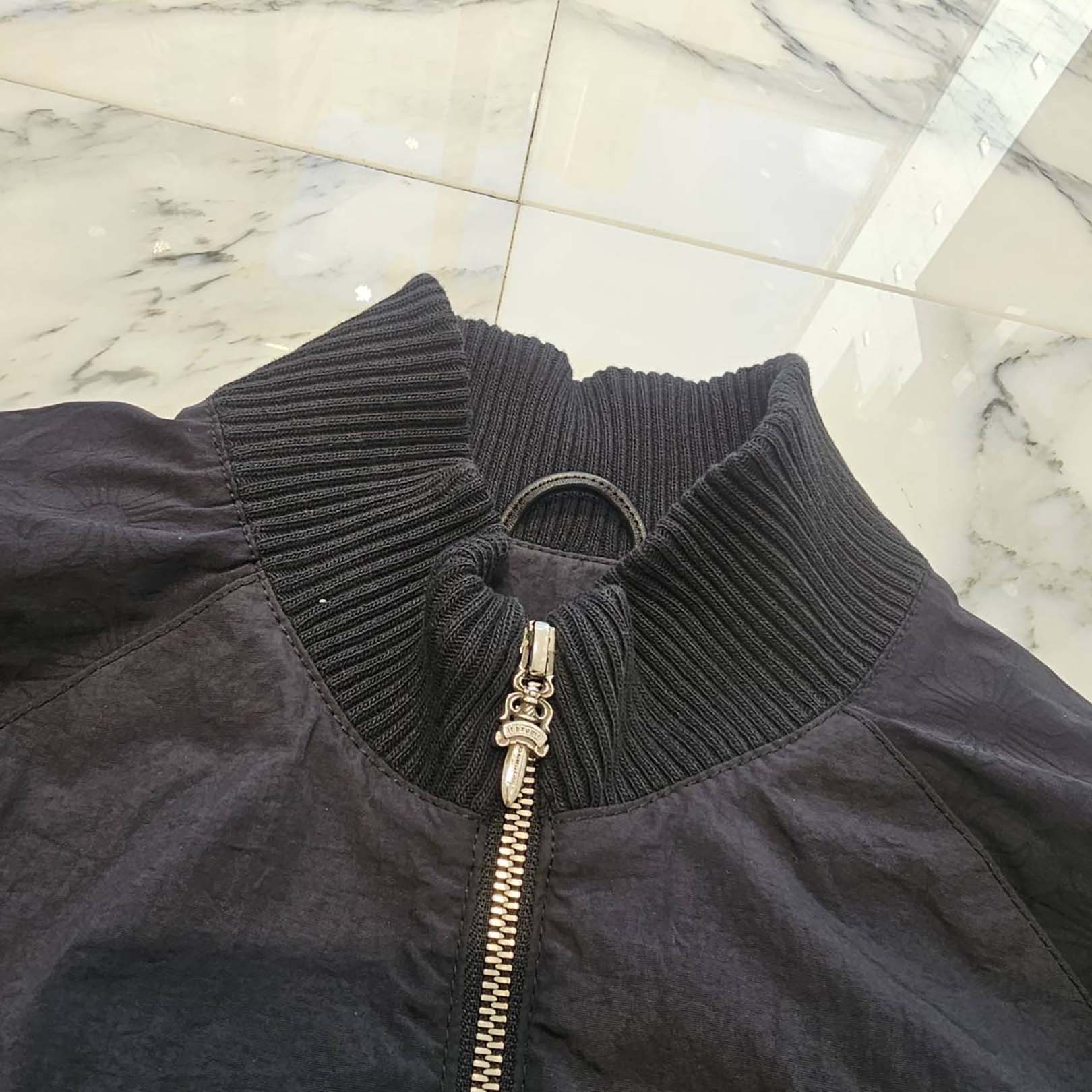 CHROME HEARTS Y NOT Nylon Anorak Half Zip Jacket Size XL クロムハーツ ワイノット ナイロンアノラックハーフジップジャケット サイズXL