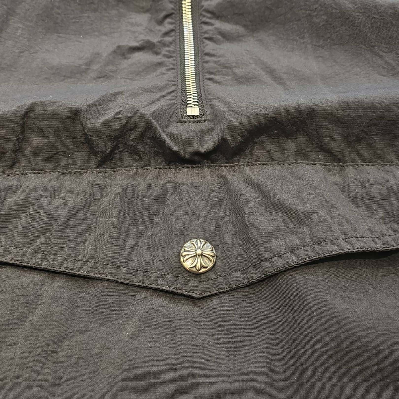 CHROME HEARTS Y NOT Nylon Anorak Half Zip Jacket Size XL クロムハーツ ワイノット ナイロンアノラックハーフジップジャケット サイズXL