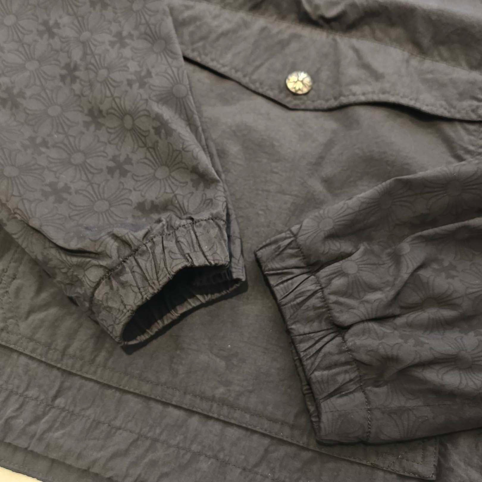 CHROME HEARTS Y NOT Nylon Anorak Half Zip Jacket Size XL クロムハーツ ワイノット ナイロンアノラックハーフジップジャケット サイズXL