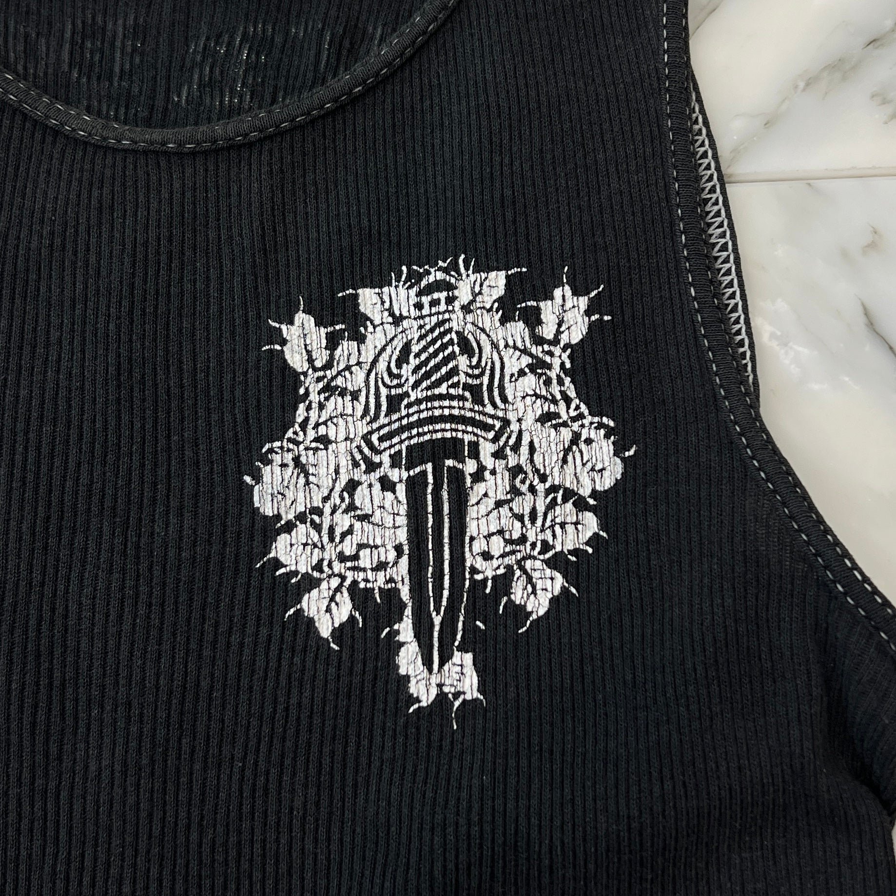 CHROME HEARTS New York limited FUCK YOU Horseshoe Tank Top Size M
