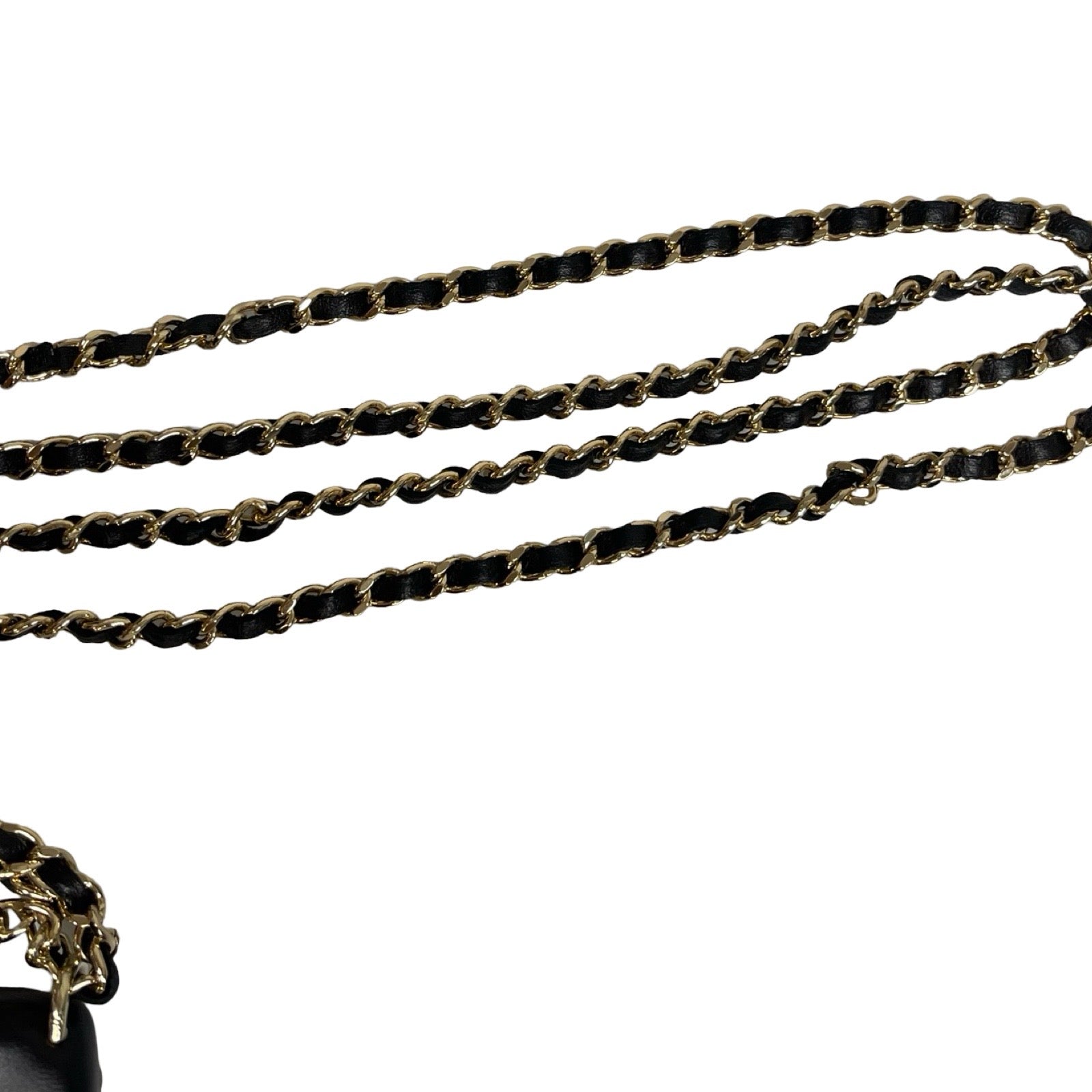 CHANEL 2024SS iPhone 15 Pro Leather Shoulder Case AP3866 B16097 C3906