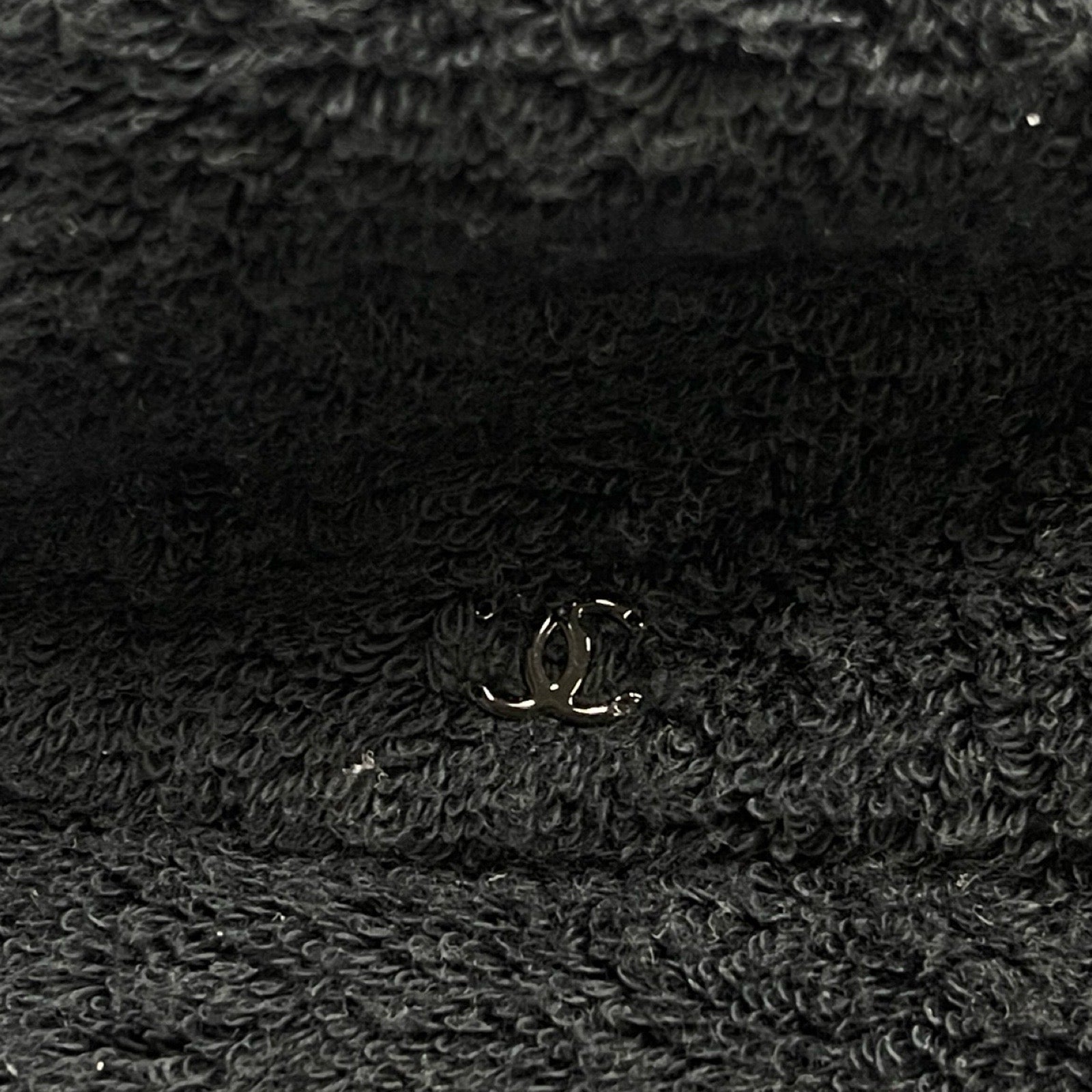 CHANEL 2021AW Terry Cloth Bucket Hat Size M