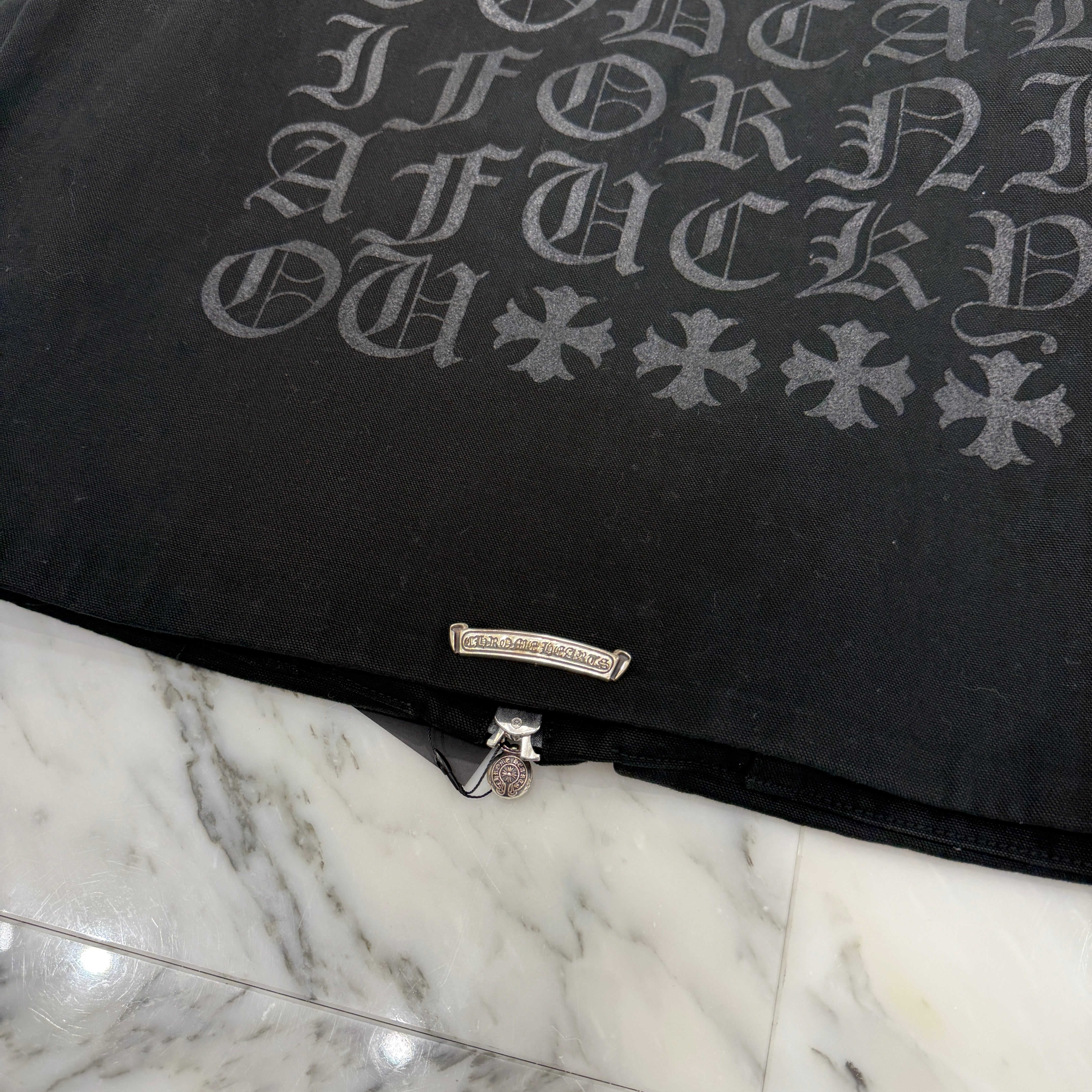 CHROME HEARTS Made In Hollywood Scroll Logo Denim Coach Jacket Size M クロムハーツ メイドインハリウッド スクロールロゴ デニムコーチジャケット サイズM