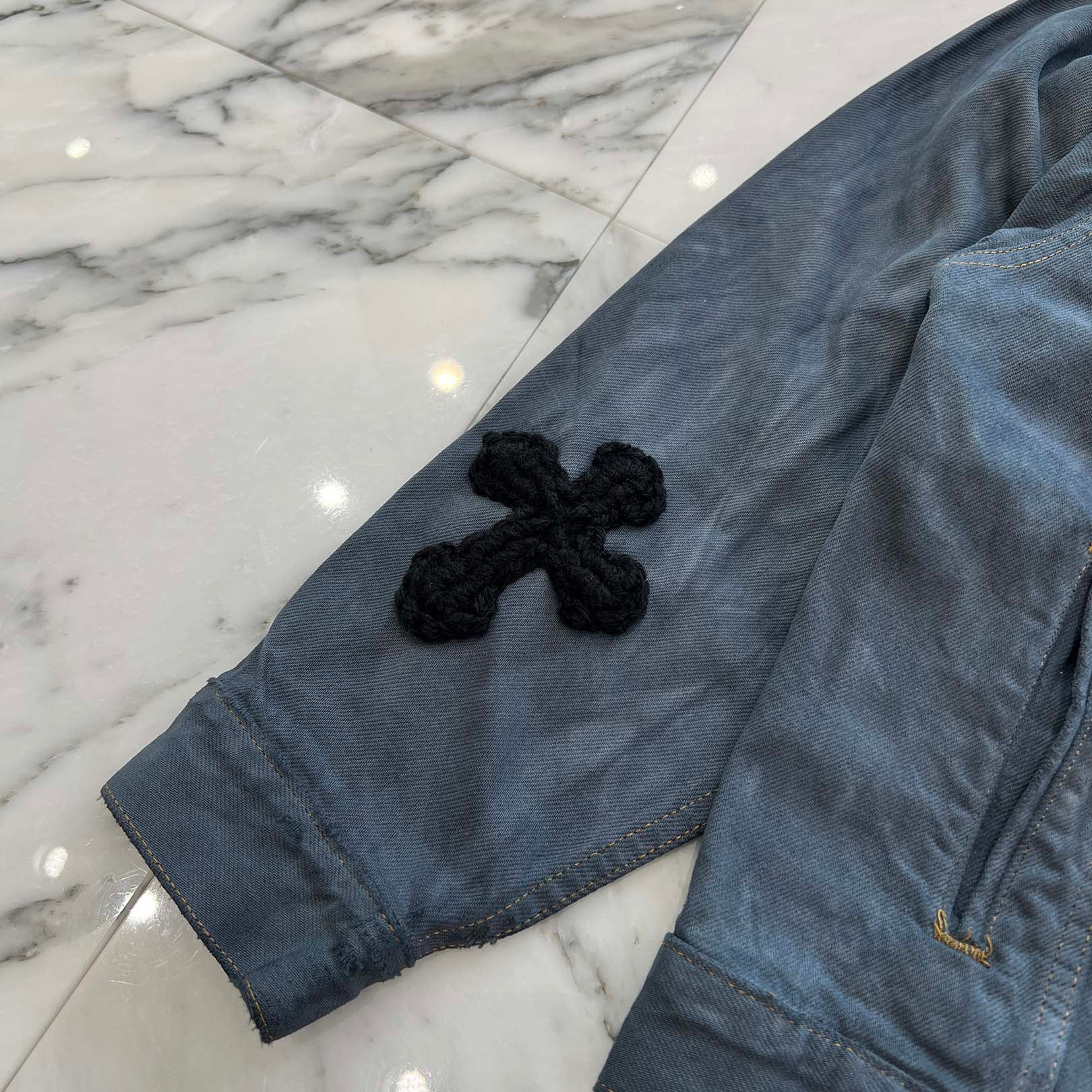 Y.A.R.N × Levi's Body Knit Cross Denim Jacket ヤーン×リーバイス ボディ ニットクロス デニムジャケット