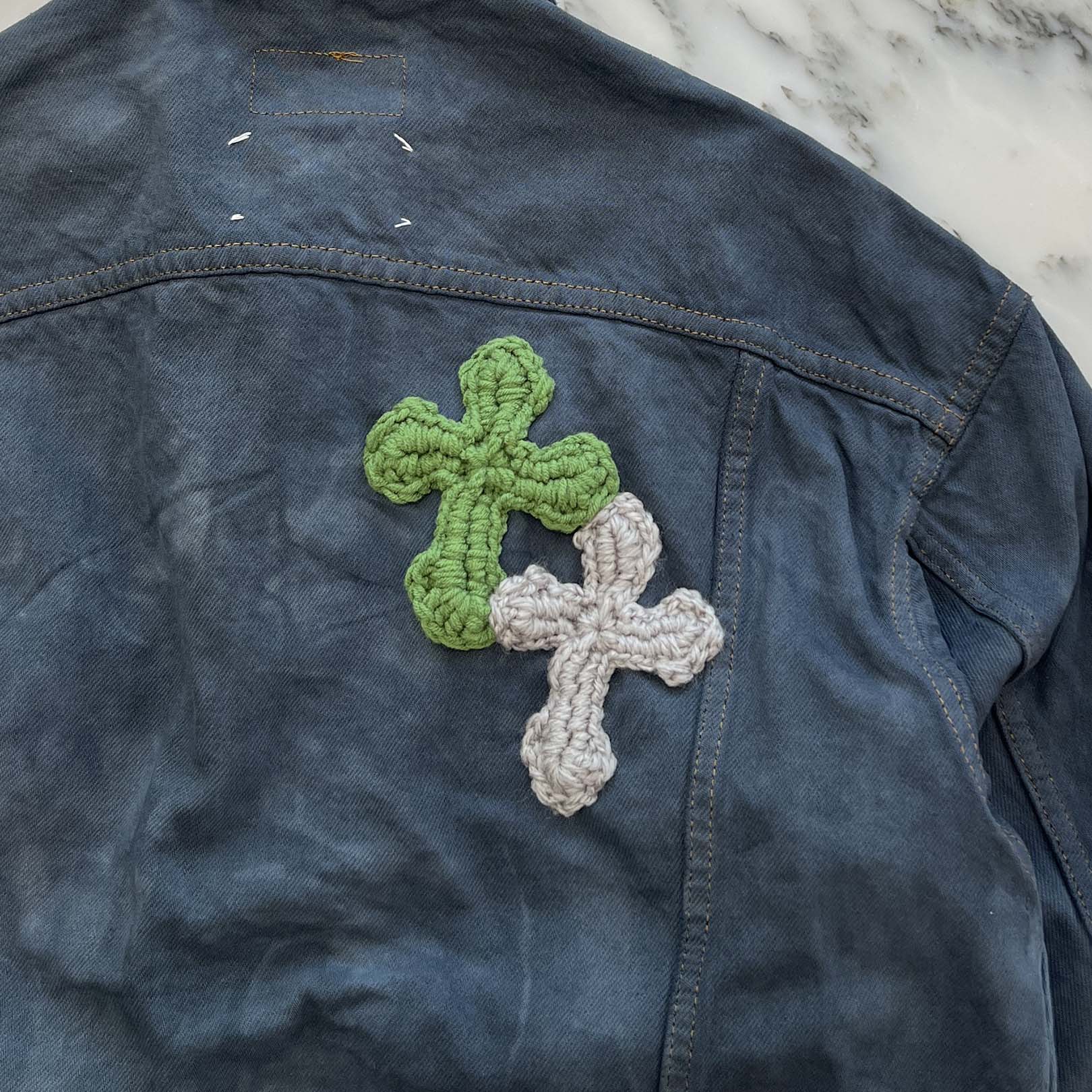 Y.A.R.N × Levi's Body Knit Cross Denim Jacket ヤーン×リーバイス ボディ ニットクロス デニムジャケット