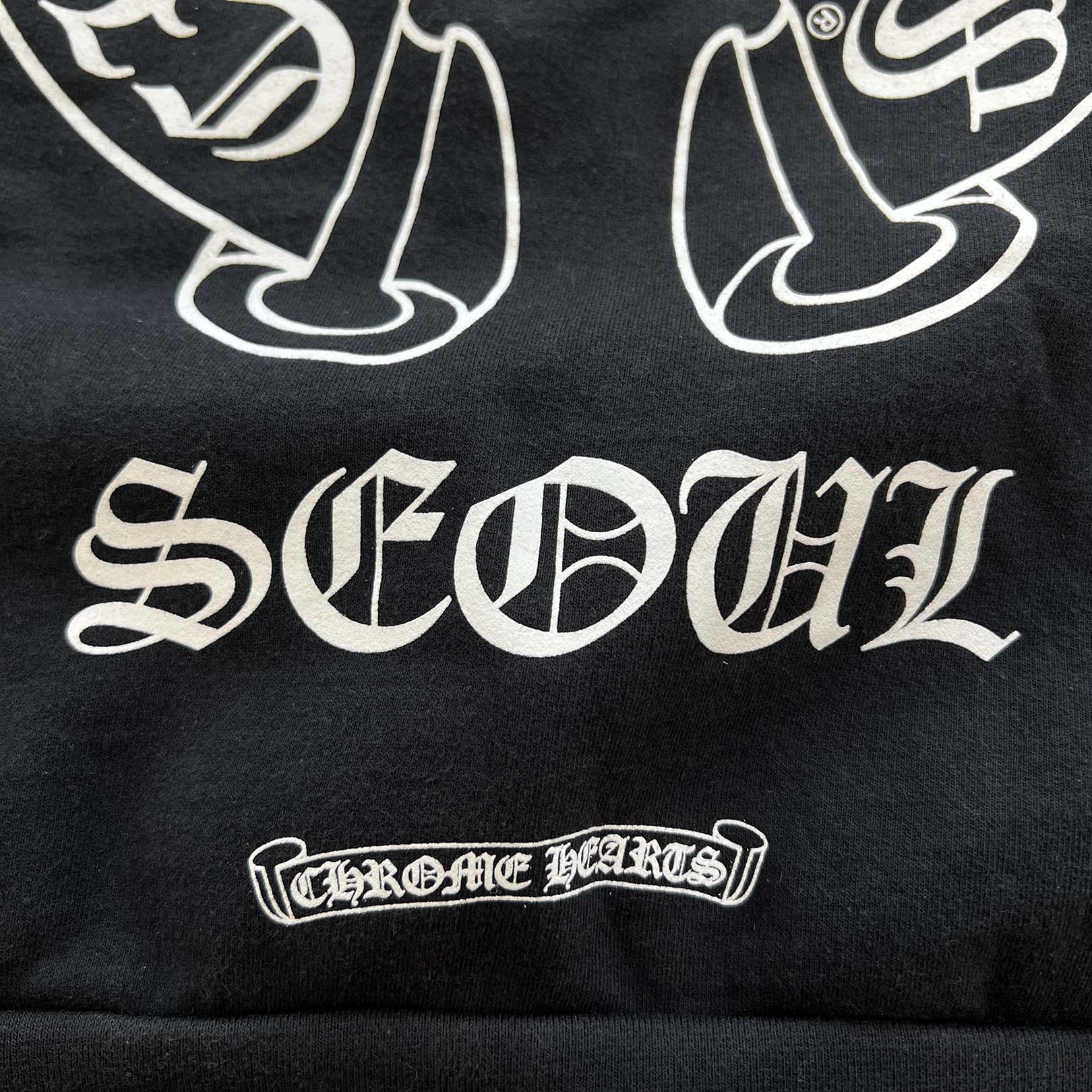 CHROME HEARTS SEOUL Limited Horseshoe Pullover Hoodie Size XL クロムハーツ ソウル限定 ホースシュー プルオーバー フーディ サイズXL