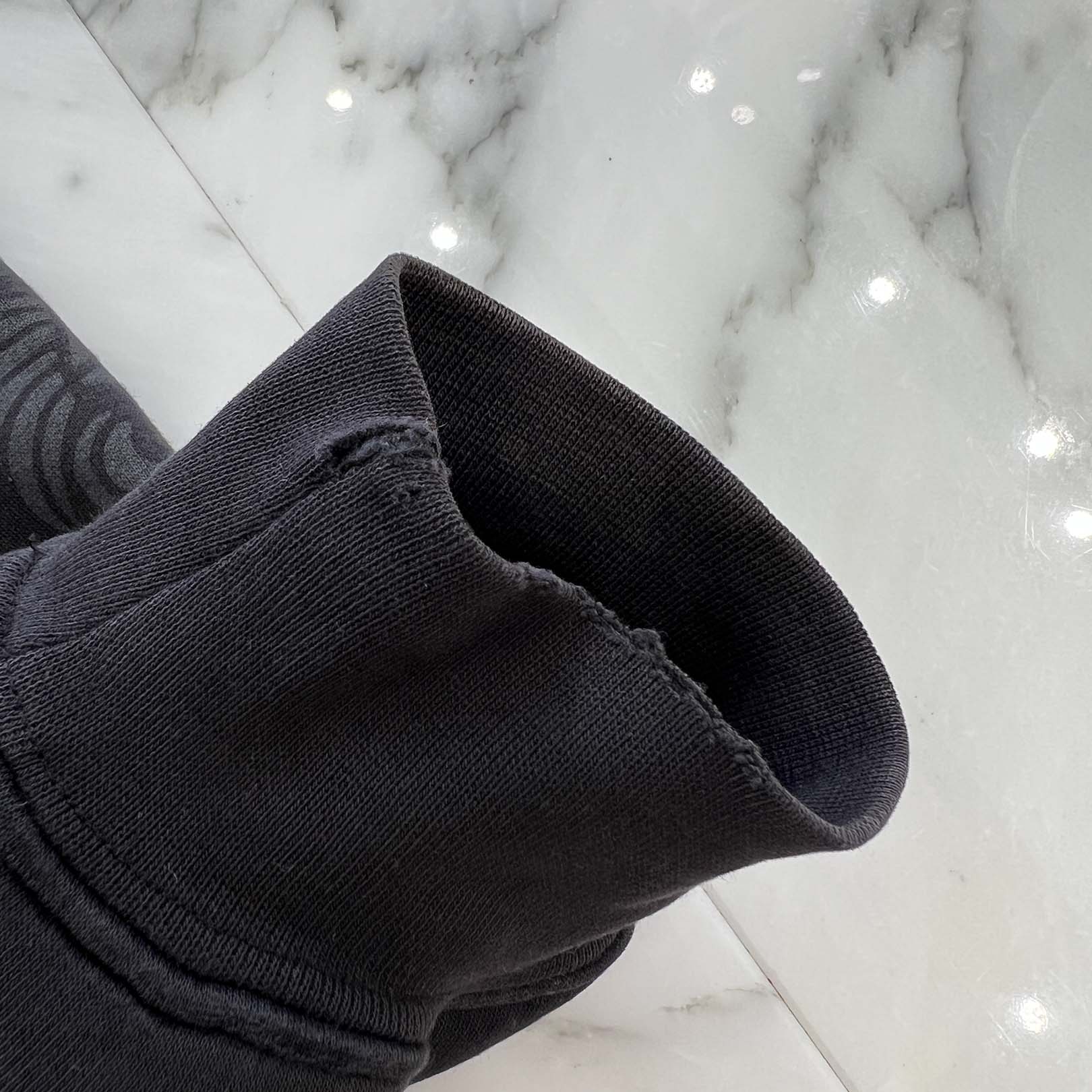 CHROME HEARTS Back Scroll Froral Cross Zip Up Hoodie Size L クロムハーツ バック スクロール フローラルクロス ジップアップ フーディ サイズL