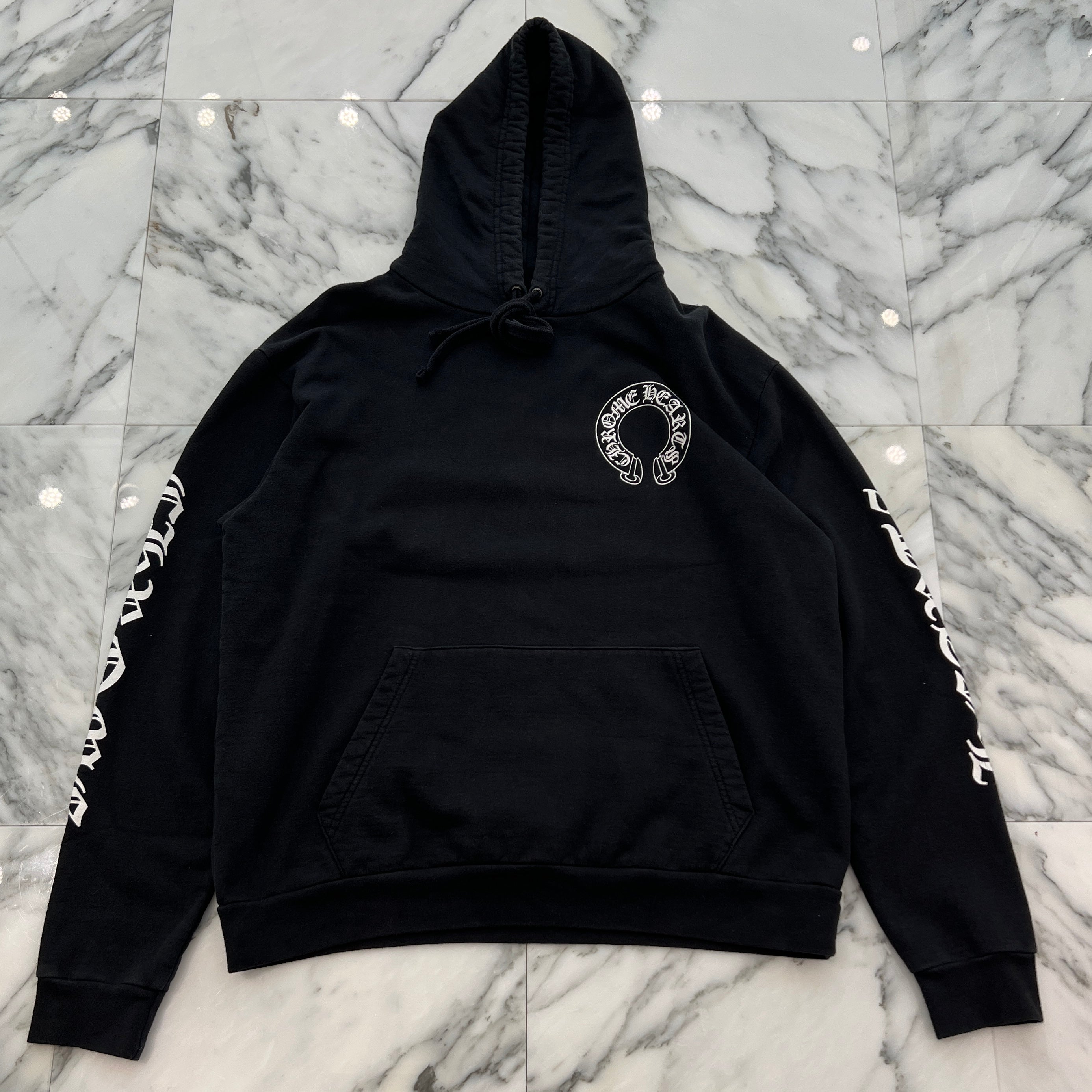 CHROME HEARTS × MATTY BOY Chomper Horseshoe Pullover Hoodie Size M クロムハーツ × マッティボーイ チョンパー ホースシュー プルオーバーフーディ サイズM