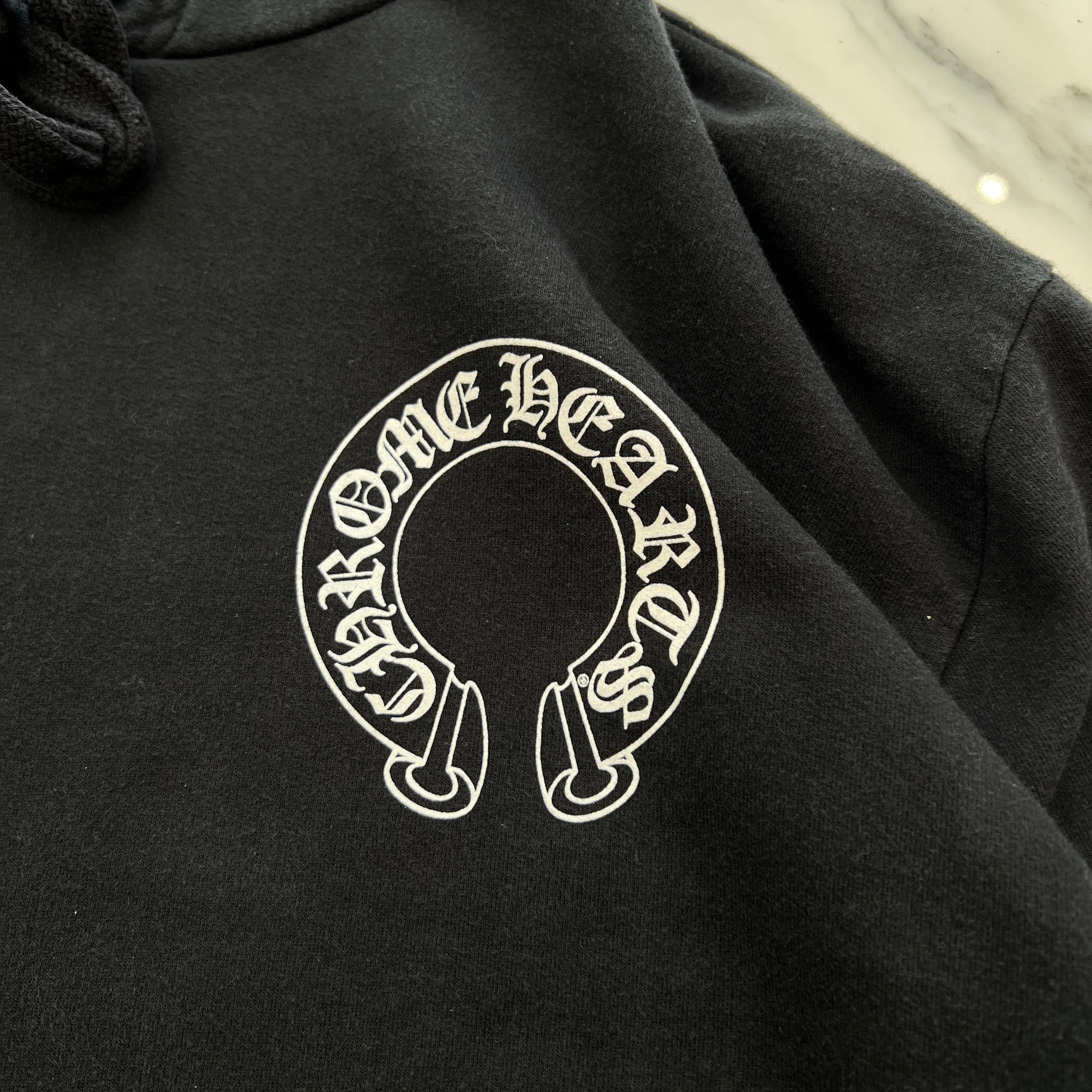 CHROME HEARTS × MATTY BOY Chomper Horseshoe Pullover Hoodie Size M クロムハーツ × マッティボーイ チョンパー ホースシュー プルオーバーフーディ サイズM