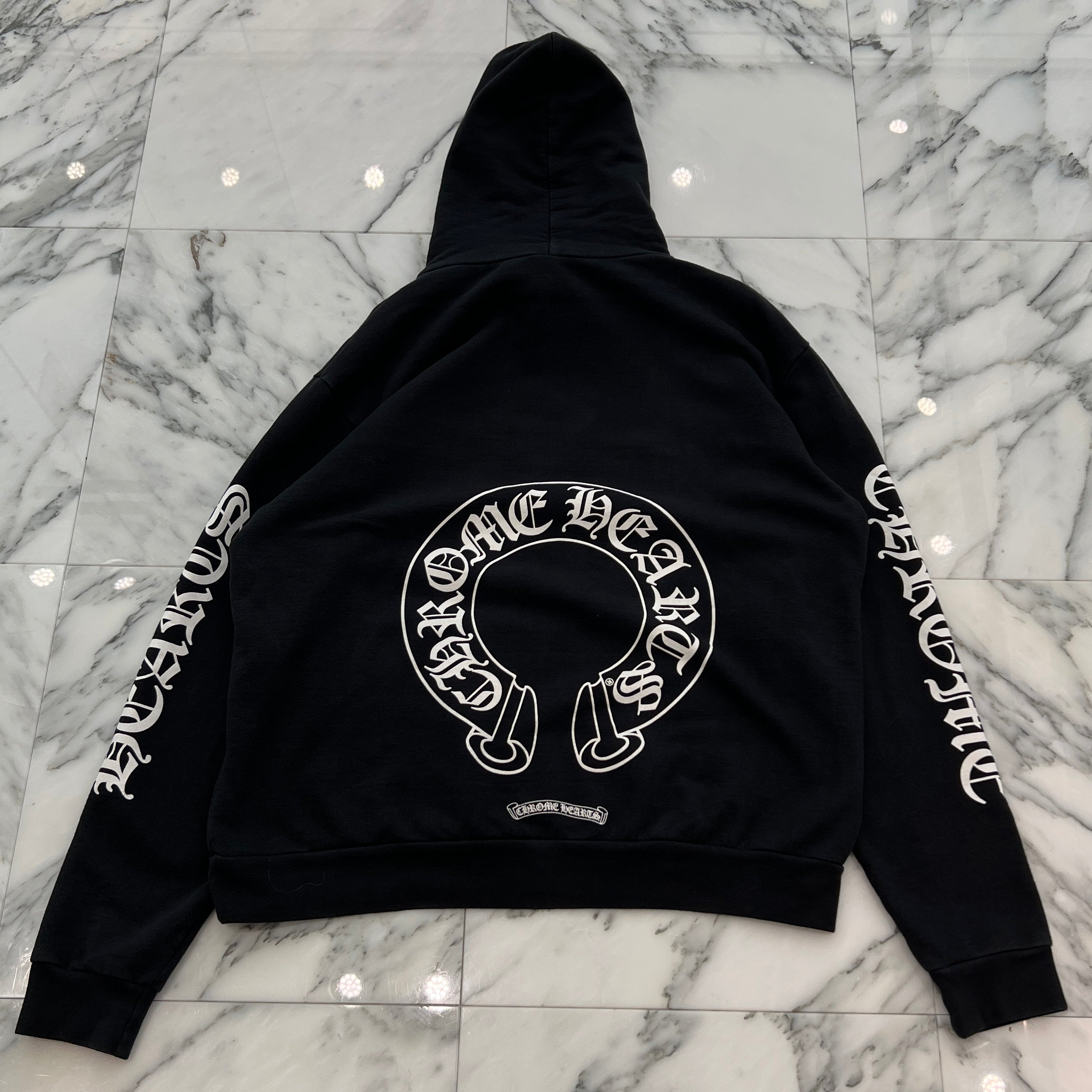 CHROME HEARTS × MATTY BOY Chomper Horseshoe Pullover Hoodie Size M クロムハーツ × マッティボーイ チョンパー ホースシュー プルオーバーフーディ サイズM
