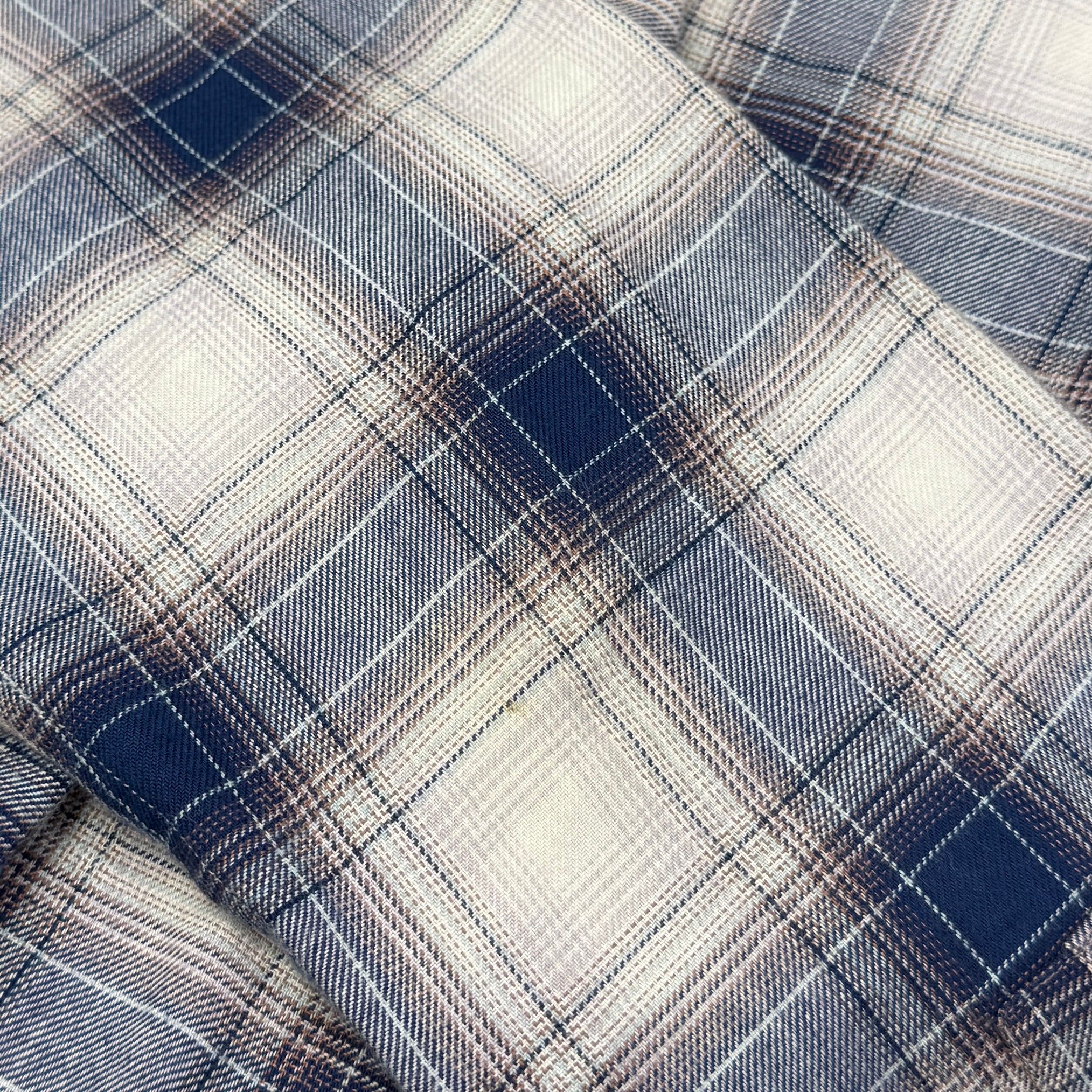 SAINT LAURENT PARIS 2015AW Ombre Check Cotton Shirt 376954 Y737J サンローランパリ オンブレチェック コットンシャツ