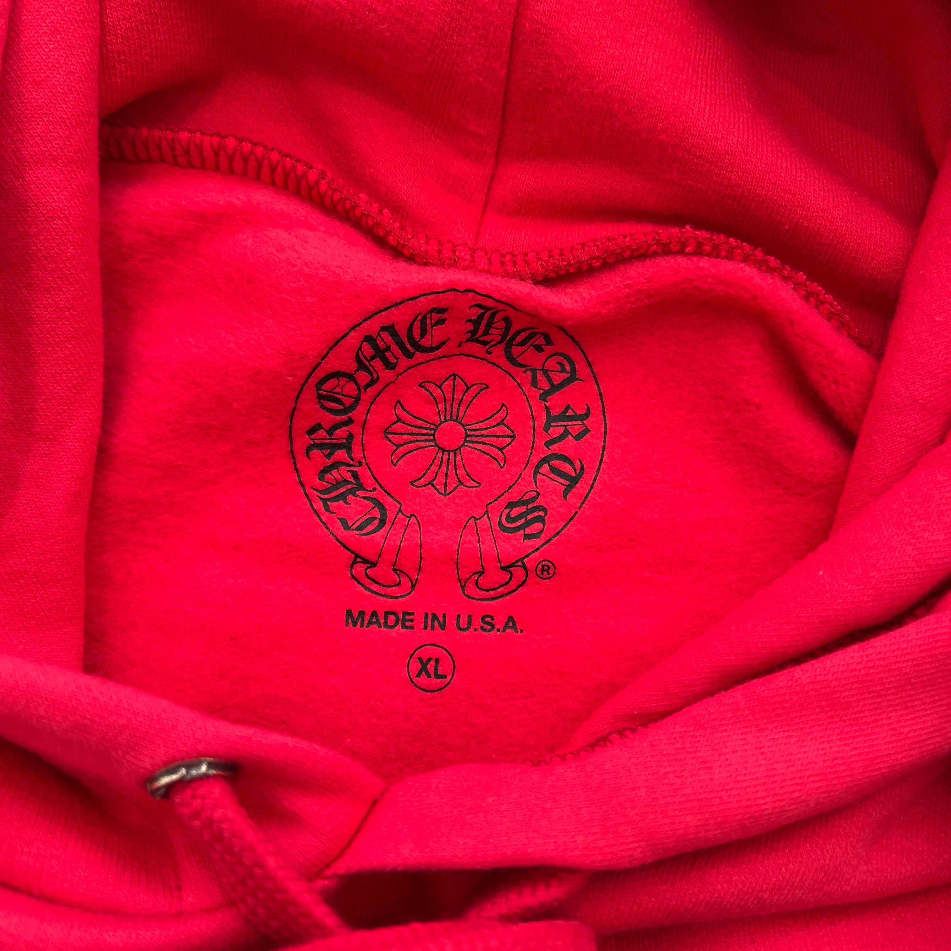 CHROME HEARTS Back Scroll Label Logo Pullover Hoodie Size XL クロムハーツ バックスクロールラベルロゴ プルオーバーフーディー サイズXL