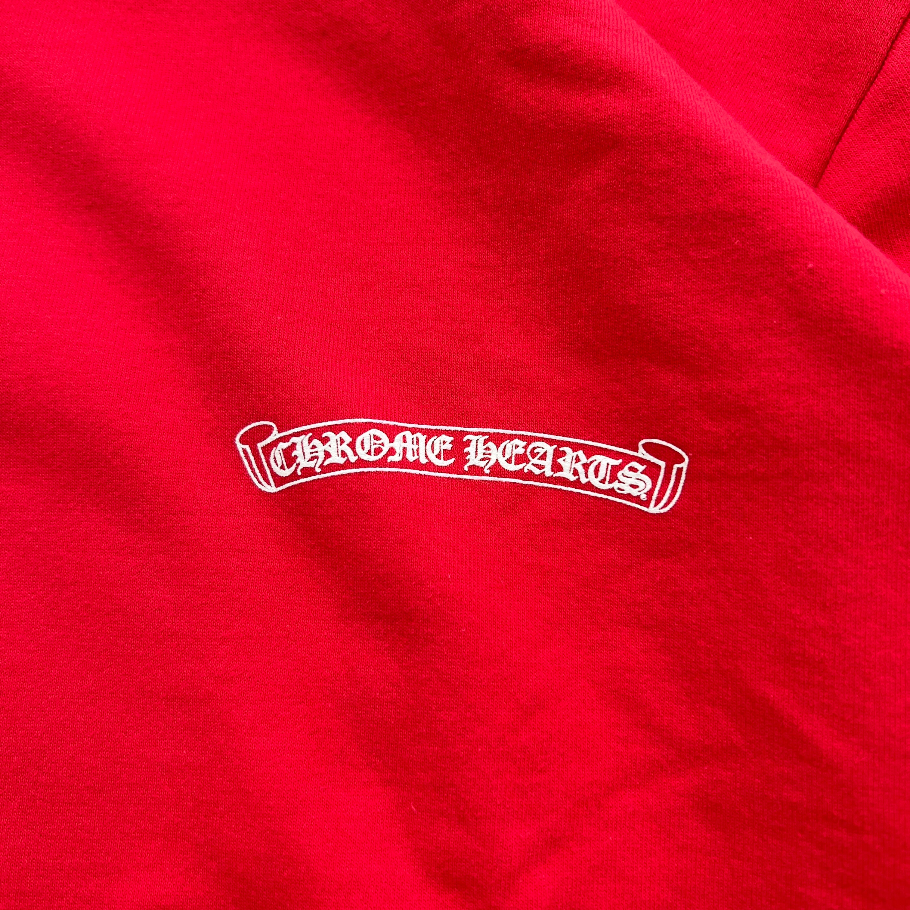CHROME HEARTS Back Scroll Label Logo Pullover Hoodie Size XL クロムハーツ バックスクロールラベルロゴ プルオーバーフーディー サイズXL