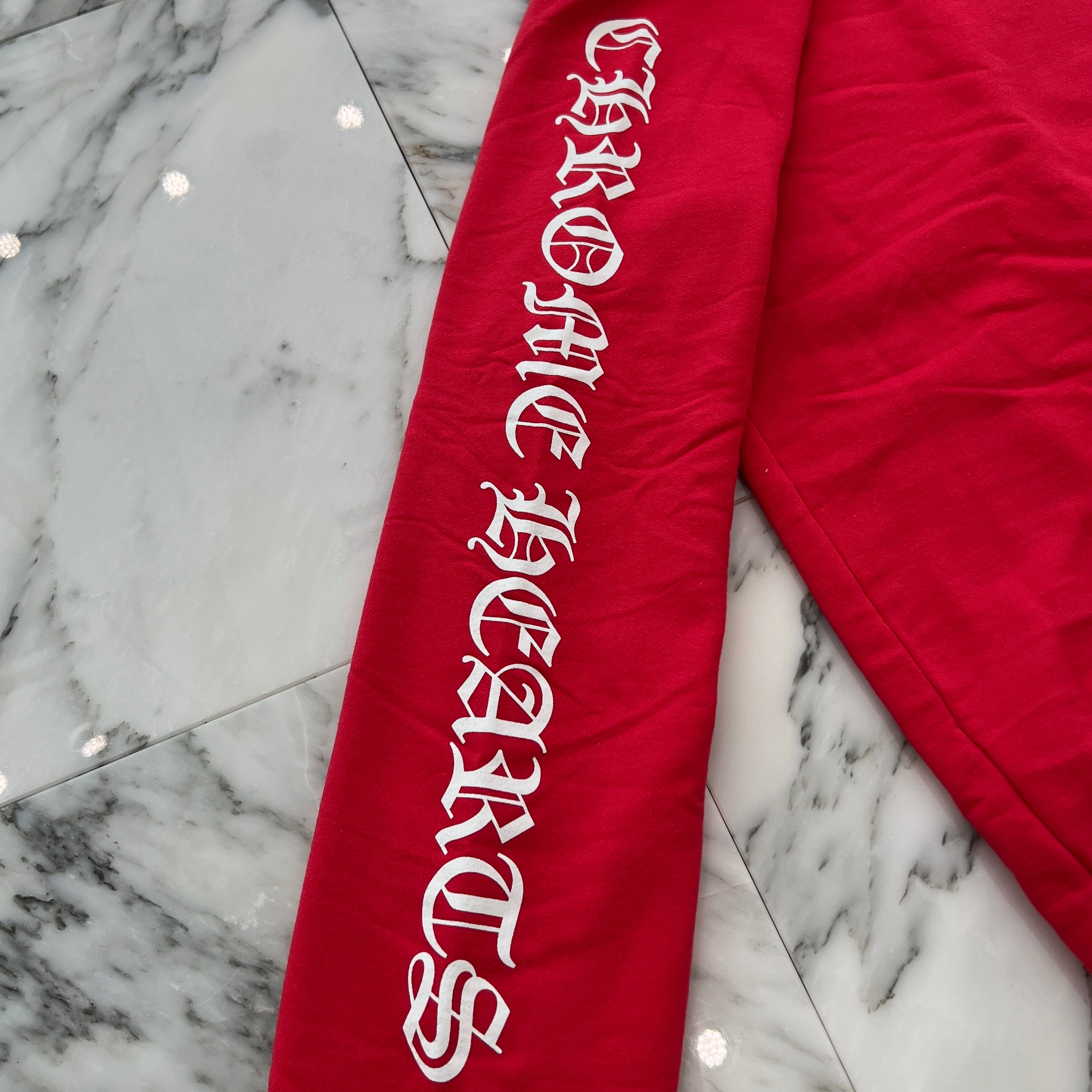 CHROME HEARTS Back Scroll Label Logo Pullover Hoodie Size XL クロムハーツ バックスクロールラベルロゴ プルオーバーフーディー サイズXL