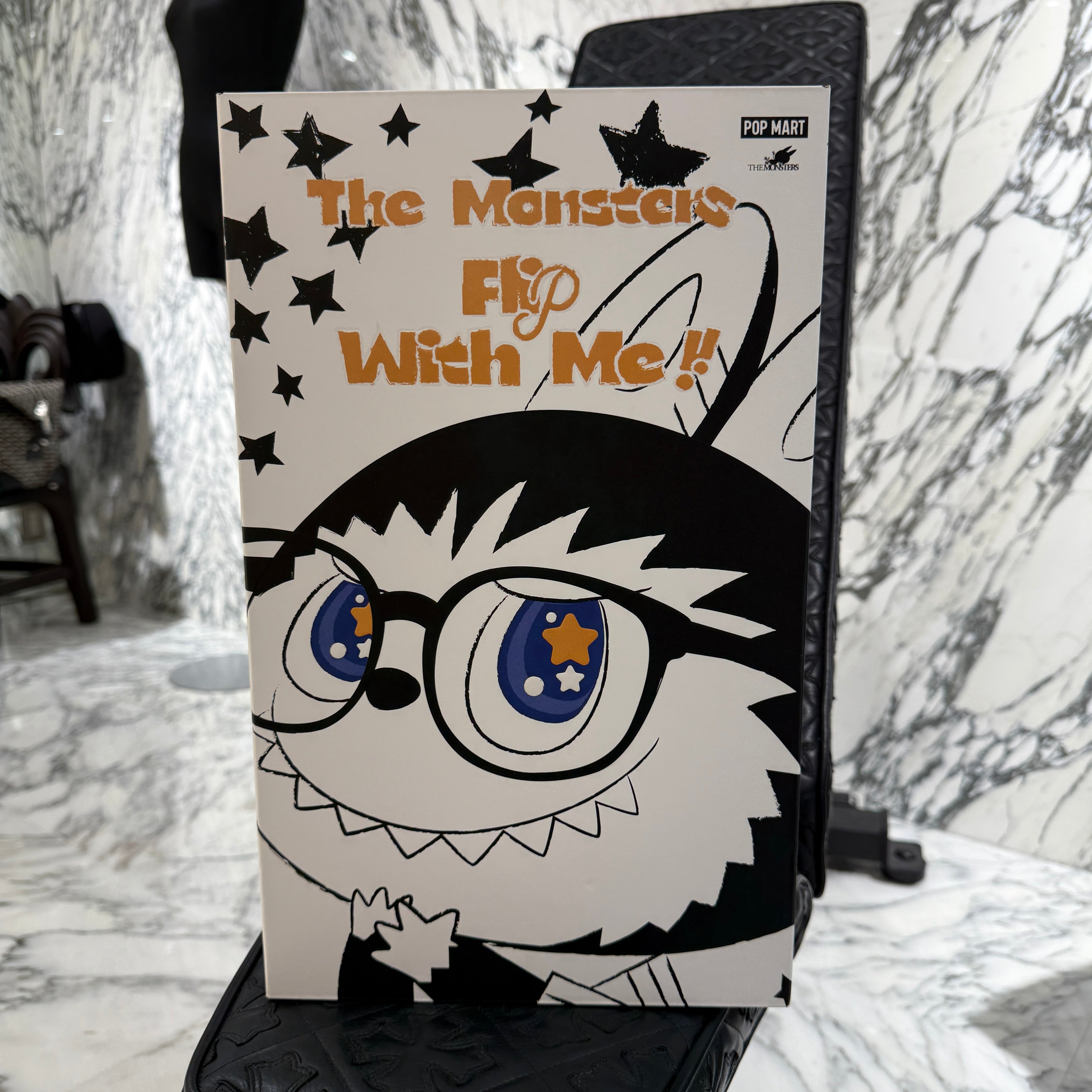 POP MART The Monsters "FLIP WITH ME" LABUBU Stuffed Toy ポップマート ザ・モンスターズ "フリップ・ウィズ・ミー" ラブブ ぬいぐるみ