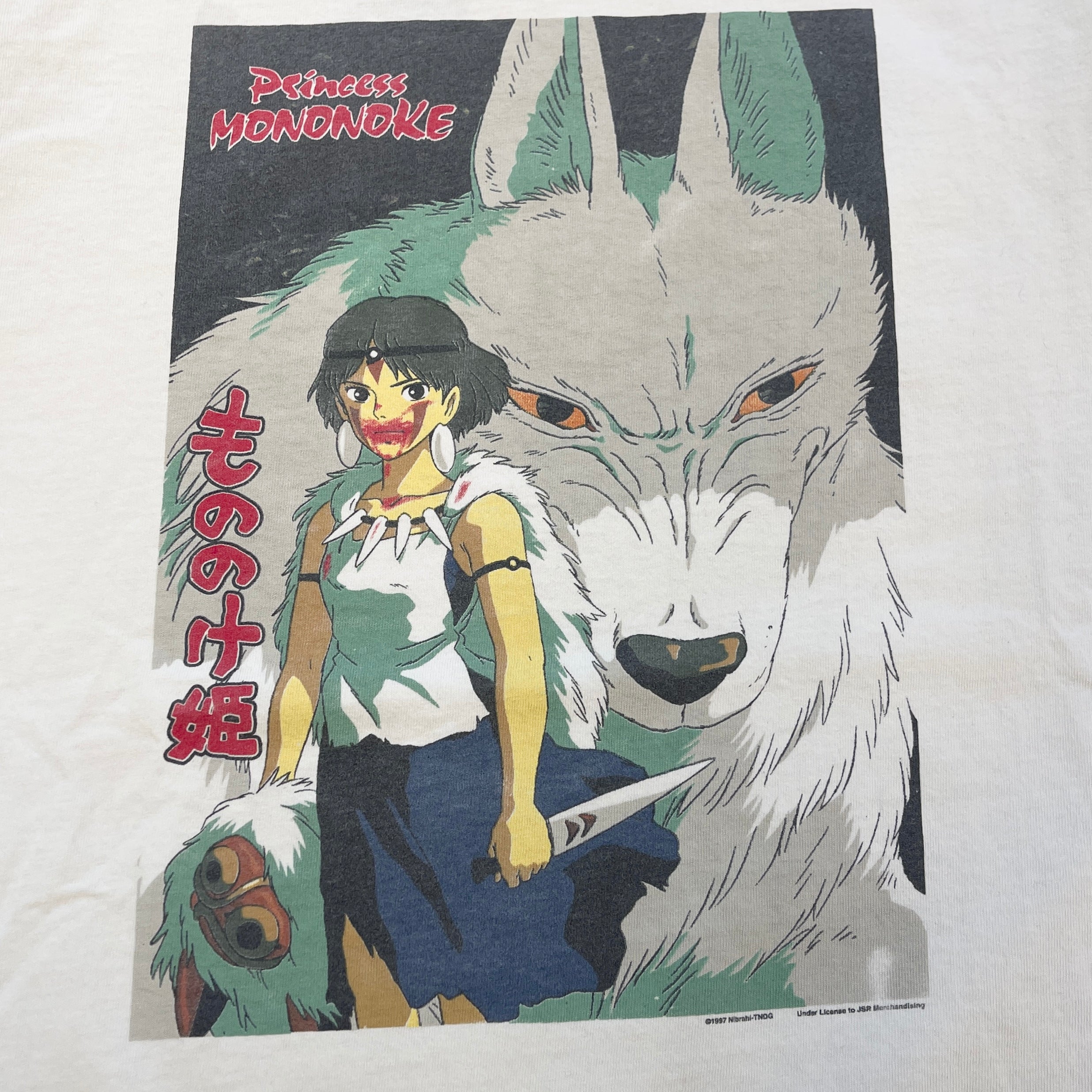 Vintage 90's PRINCESS MONONOKE 1997 DELTA Movie S/S Tee Size XL 90's もののけ姫 1997 デルタ社製 ムービーTシャツ サイズXL