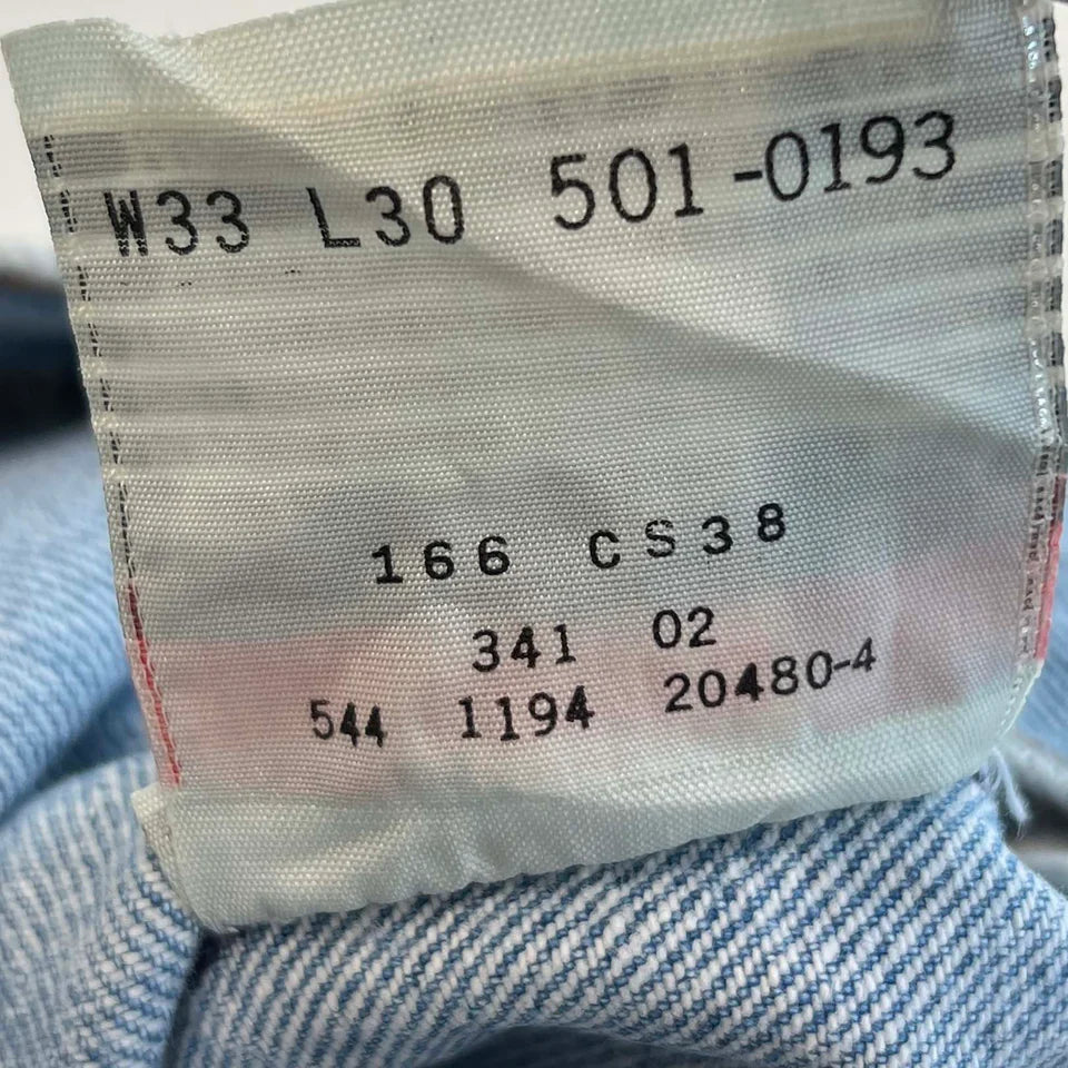 Y.A.R.N × Levi's 501 Body Knit Cross Denim Pants SizeW33×L30 ヤーン×リーバイス 501 ボディ ニットクロス デニムパンツ サイズW33×L30