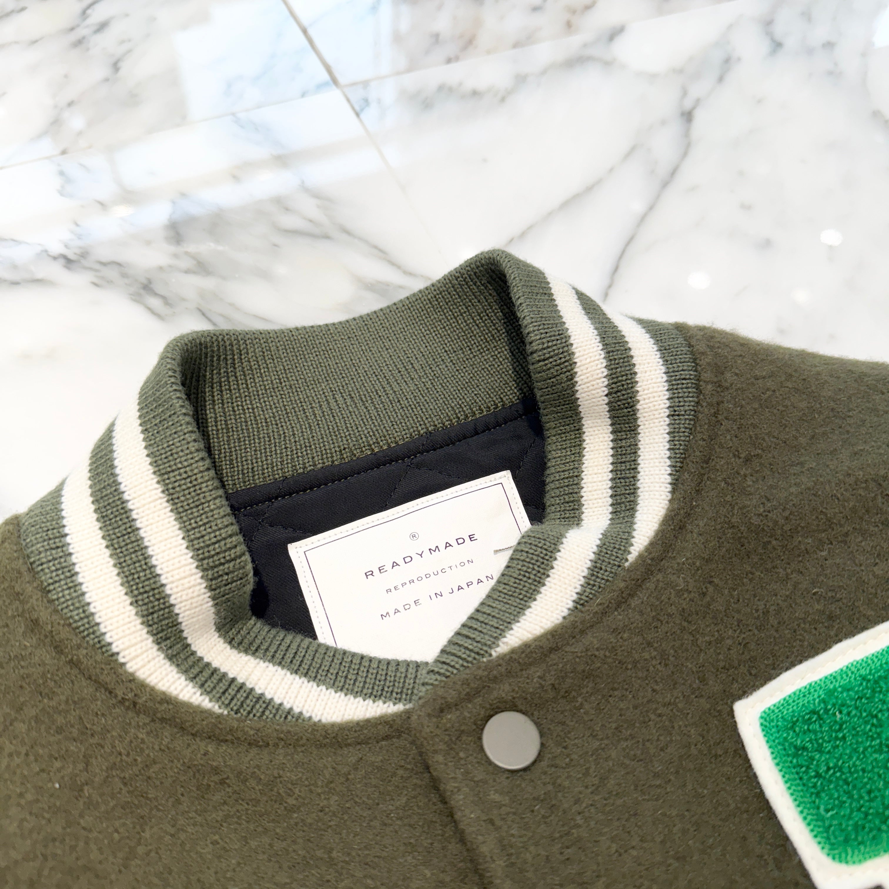 READY MADE 2021AW CHAIR STADIUM JACKET RE-CO-KH-00-00-188 Size 2 レディーメイド チェアスタジアムジャケット サイズ2