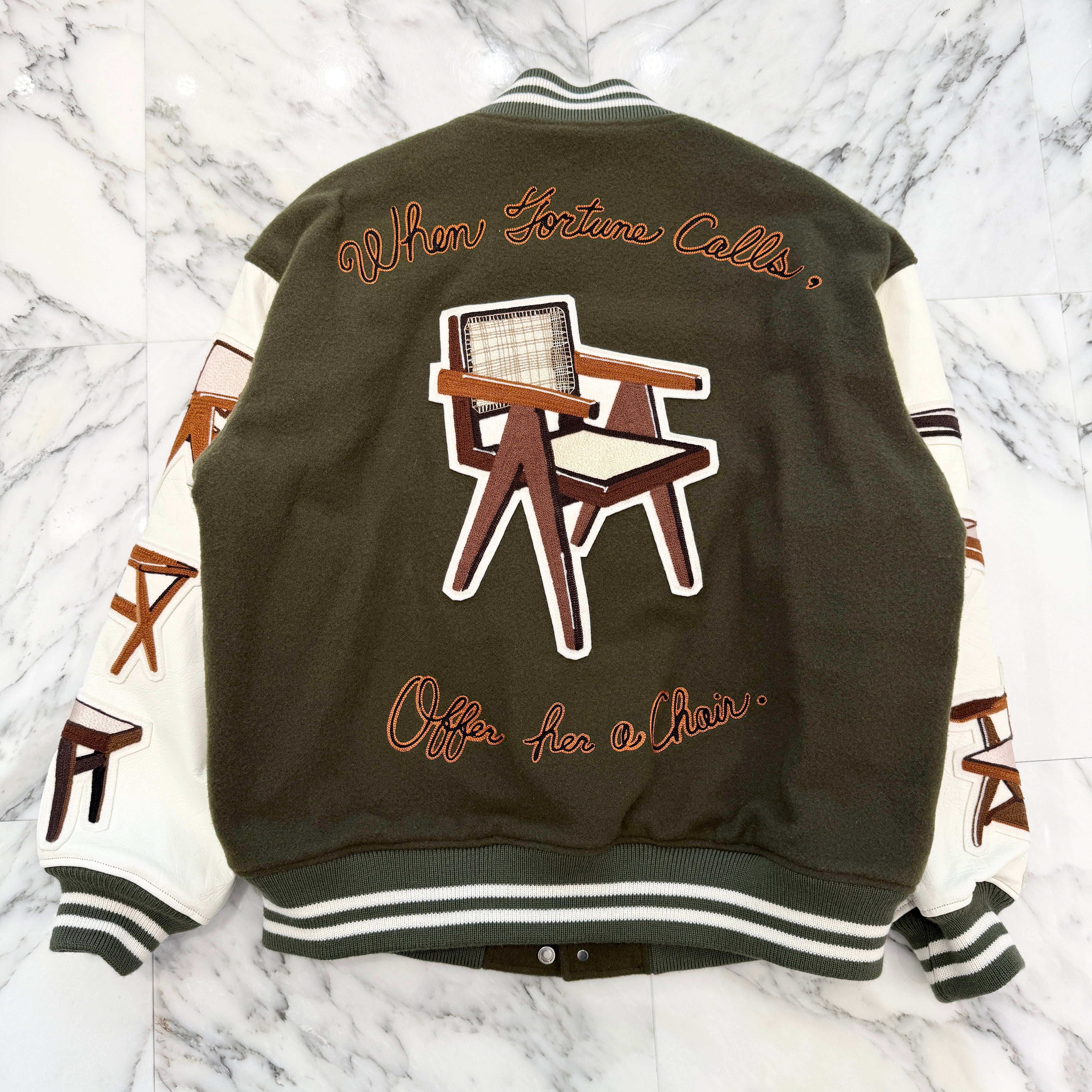 READY MADE 2021AW CHAIR STADIUM JACKET RE-CO-KH-00-00-188 Size 2 レディーメイド チェアスタジアムジャケット サイズ2