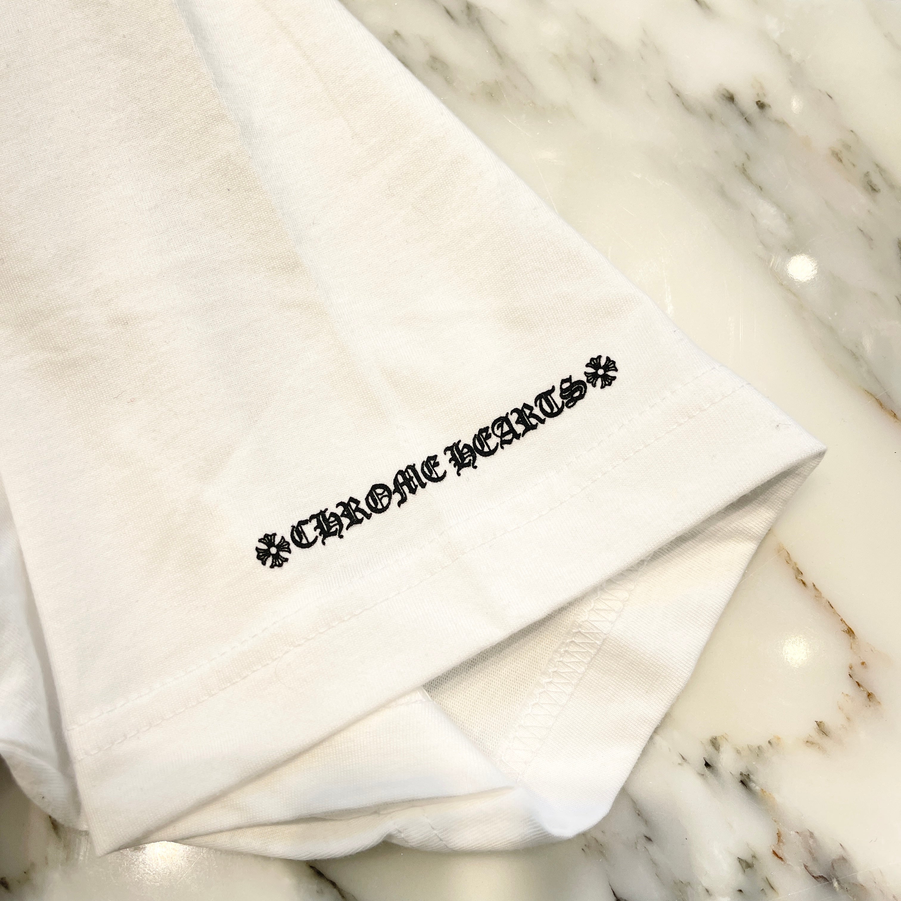 CHROME HEARTS "LOVE YOU" Neck Logo Tee Size XL クロムハ―ツ ラブユー ネックロゴ Tシャツ サイズXL