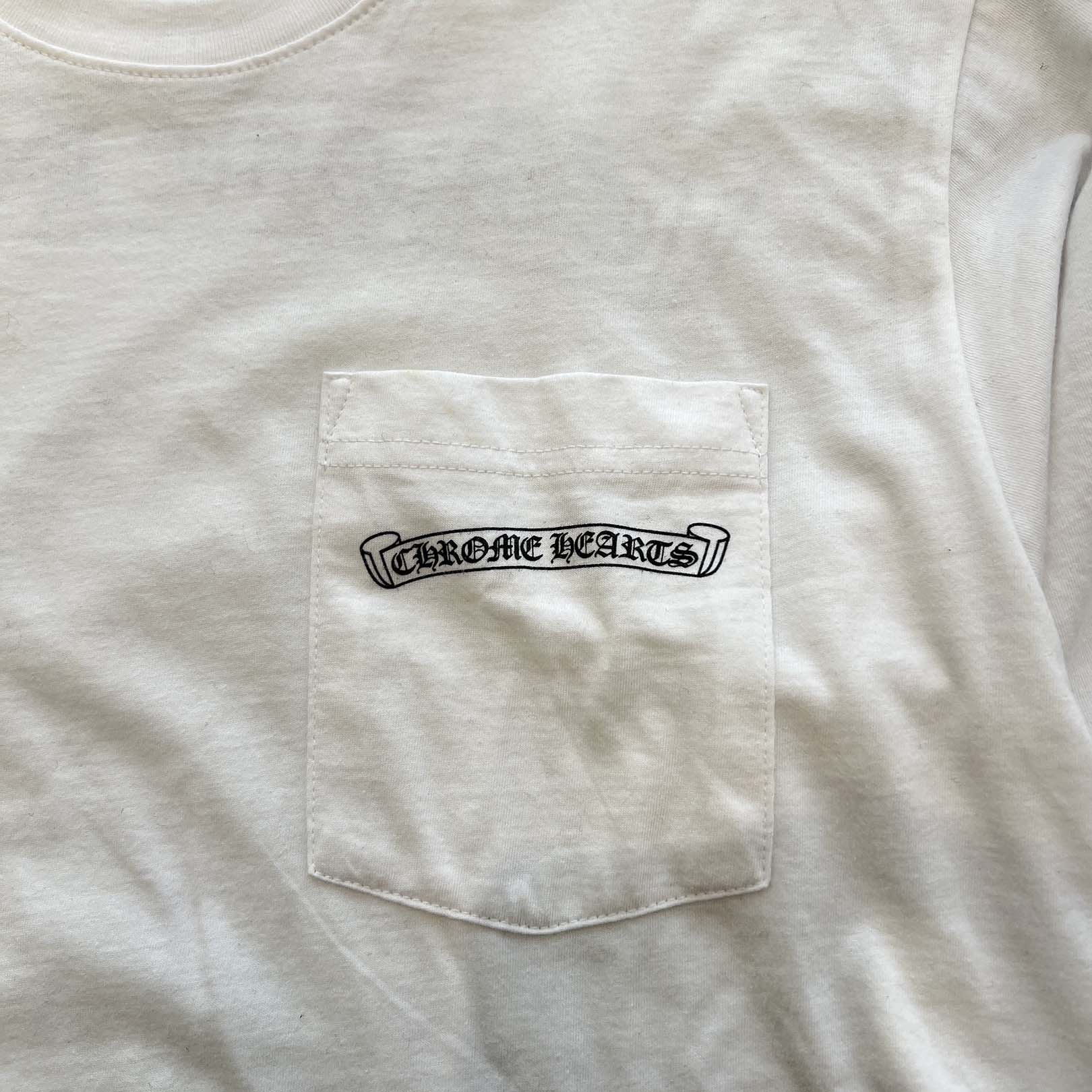 CHROME HEARTS Back Scroll Label Logo Long Sleeve Tee Size M クロムハーツ バックスクロールラベルロゴ ロングスリーブTシャツ サイズM