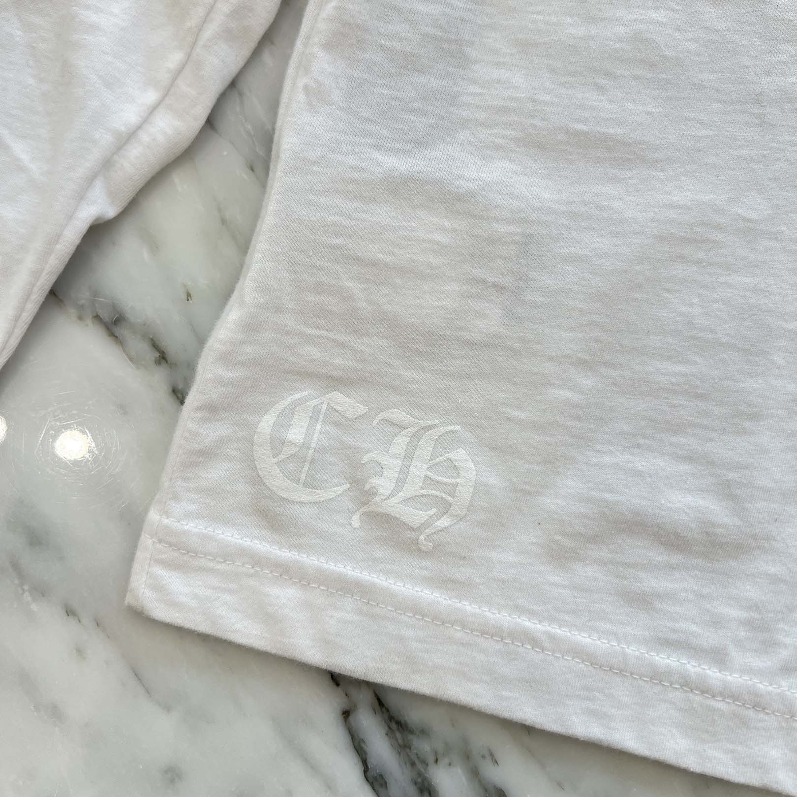 CHROME HEARTS Back Scroll Label Logo Long Sleeve Tee Size M クロムハーツ バックスクロールラベルロゴ ロングスリーブTシャツ サイズM