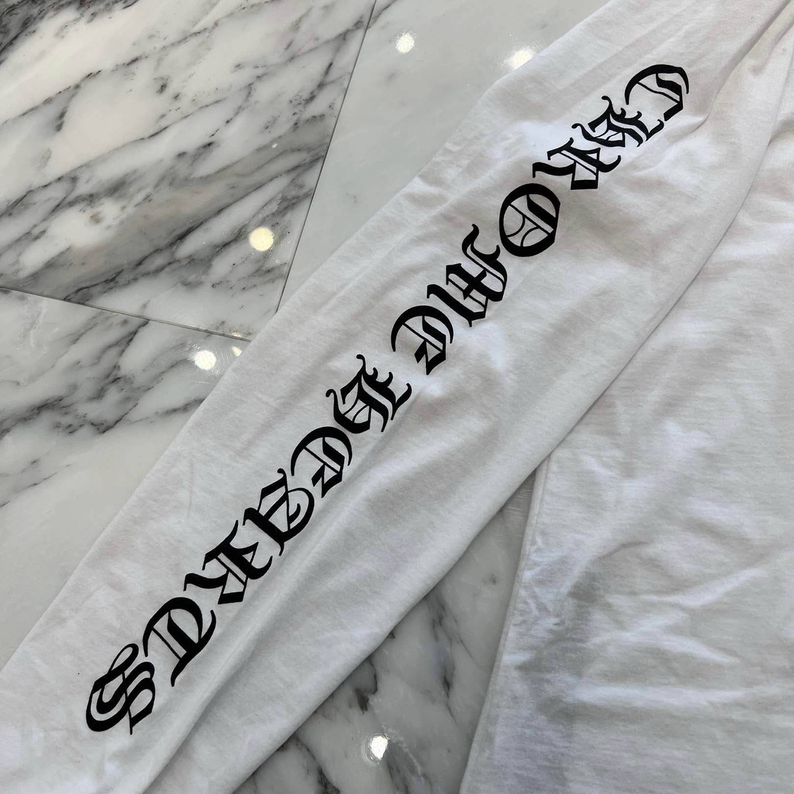 CHROME HEARTS Back Scroll Label Logo Long Sleeve Tee Size M クロムハーツ バックスクロールラベルロゴ ロングスリーブTシャツ サイズM