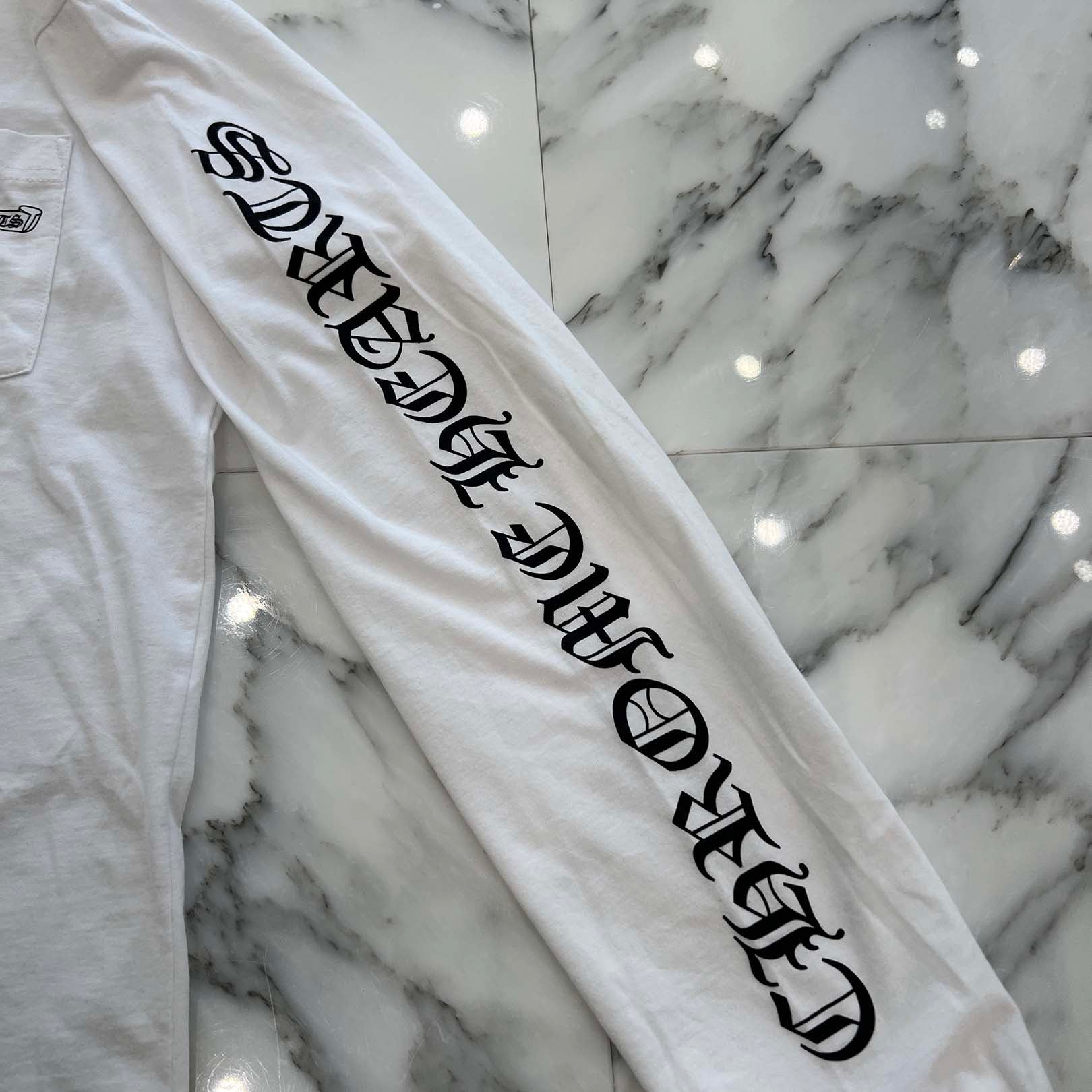 CHROME HEARTS Back Scroll Label Logo Long Sleeve Tee Size M クロムハーツ バックスクロールラベルロゴ ロングスリーブTシャツ サイズM