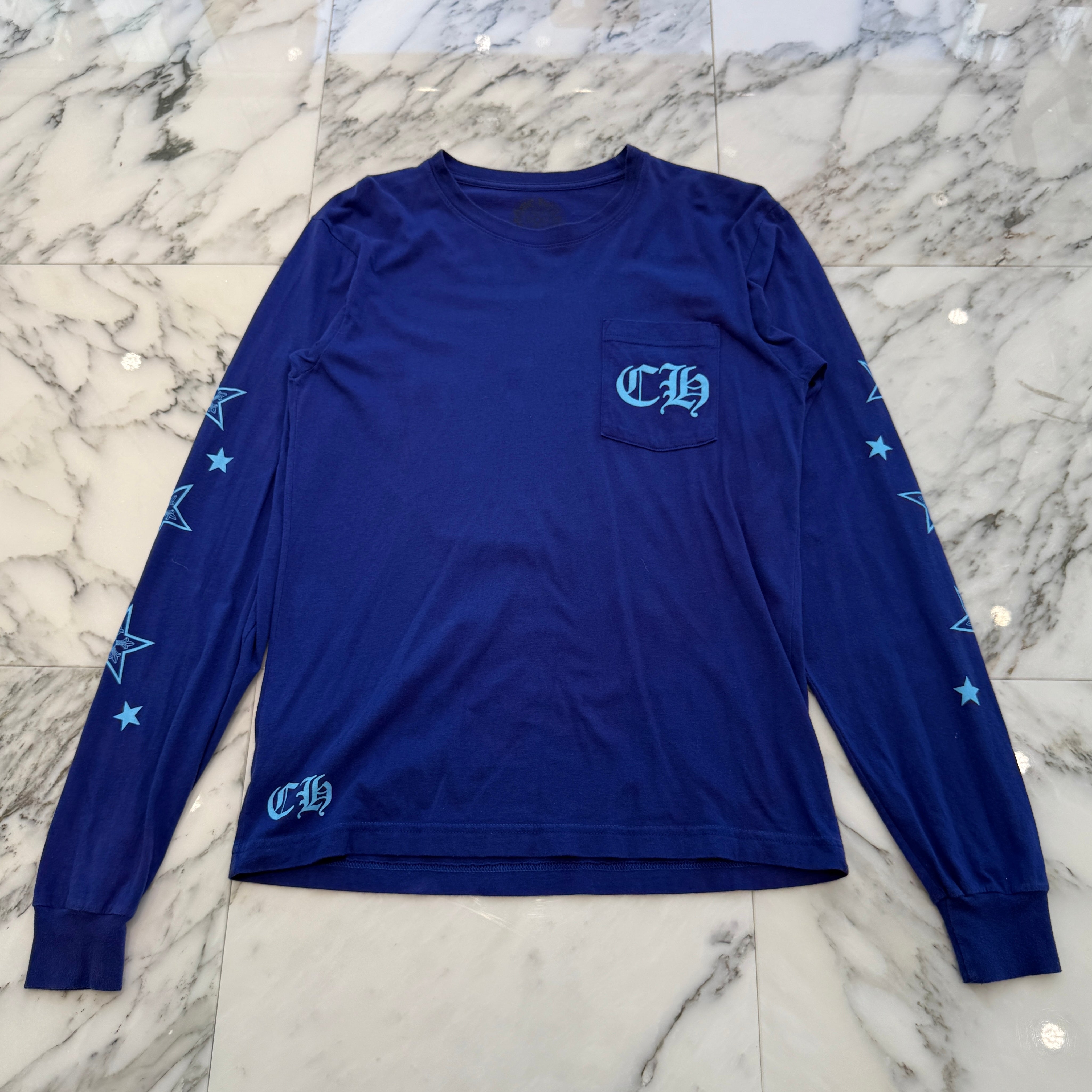 CHROME HEARTS Star Print Long Sleeve Tee Size M クロムハーツ スタープリント ロングスリーブTシャツ サイズM