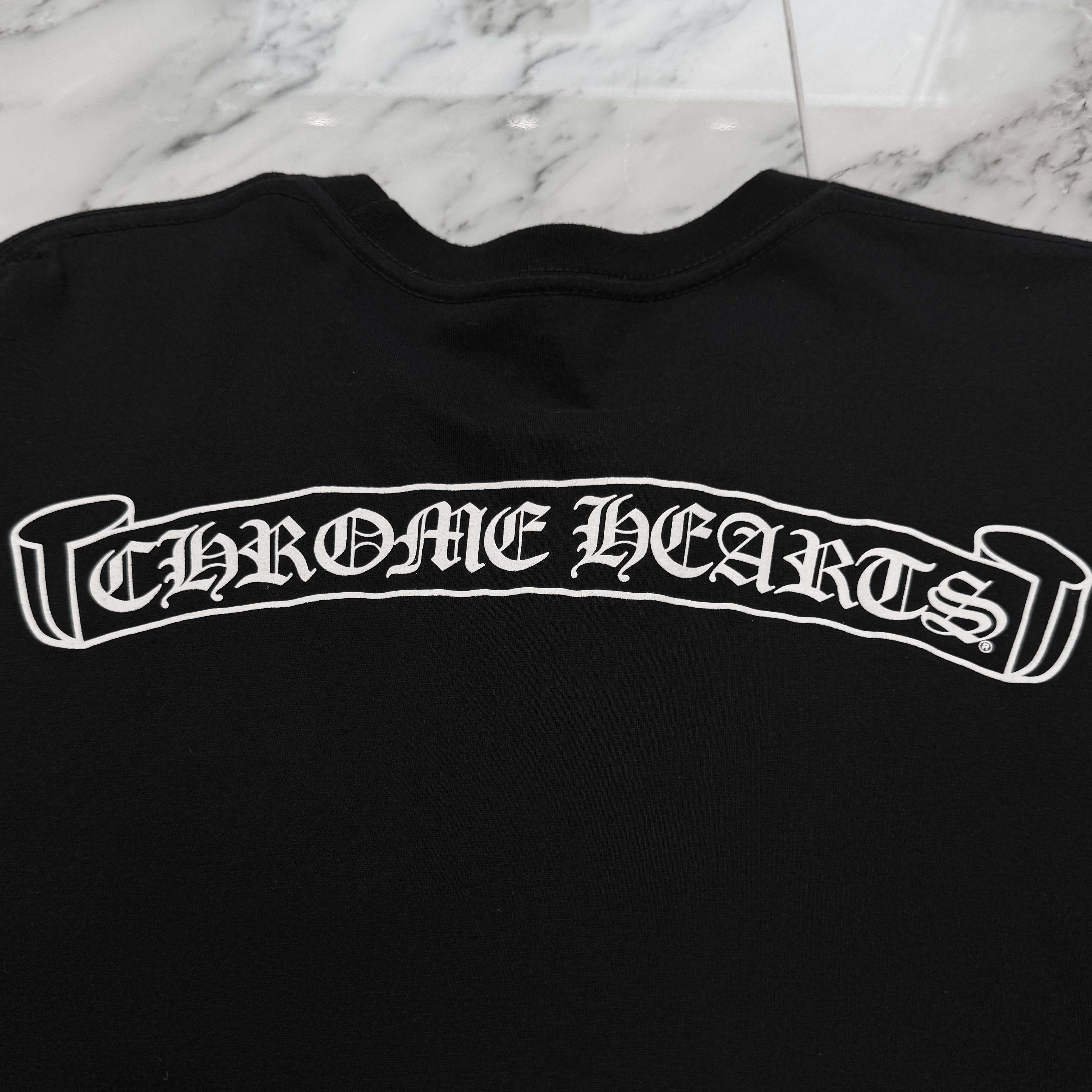 CHROME HEARTS Back Scroll Tee Size L クロムハーツ バックスクロール Tシャツ サイズL
