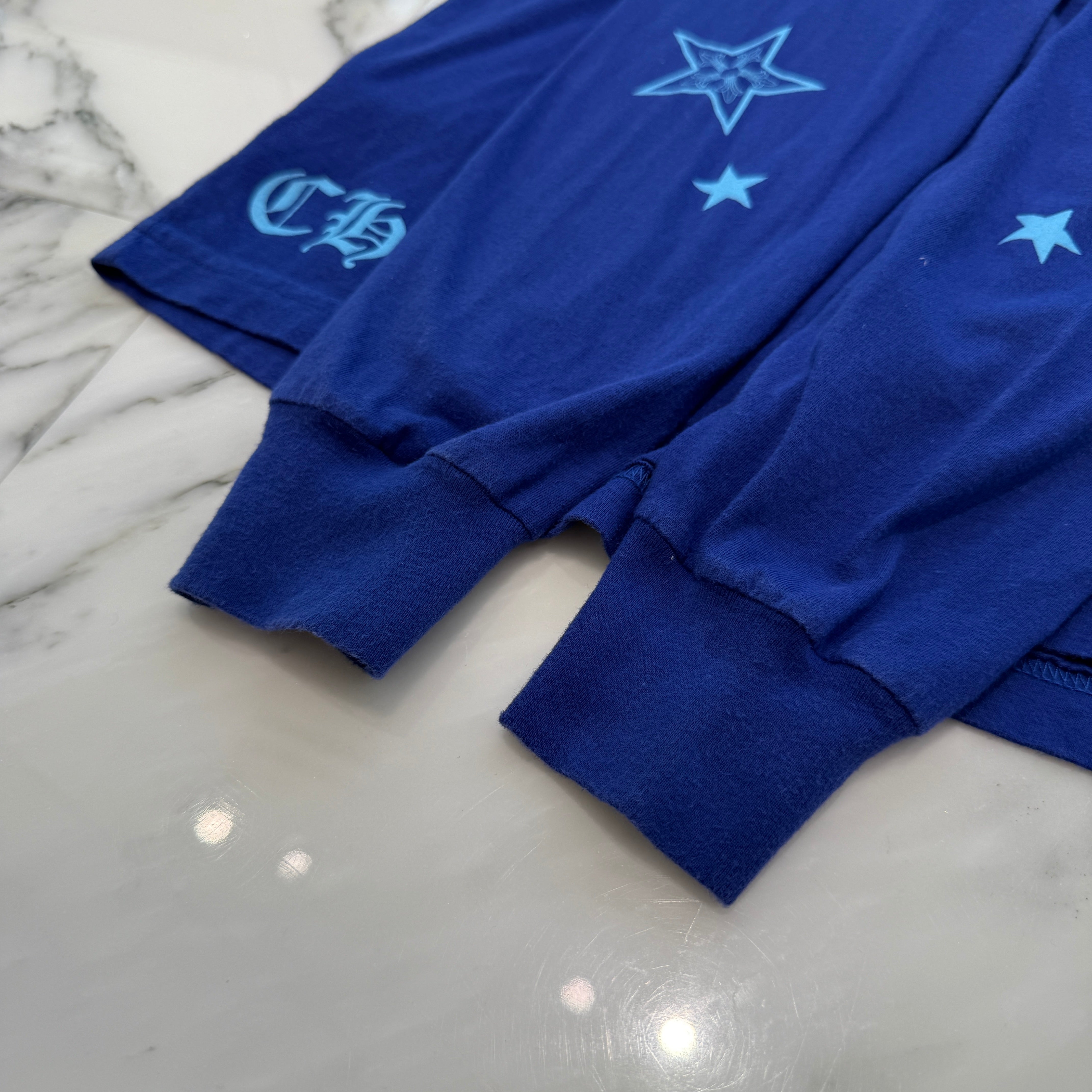 CHROME HEARTS Star Print Long Sleeve Tee Size M クロムハーツ スタープリント ロングスリーブTシャツ サイズM