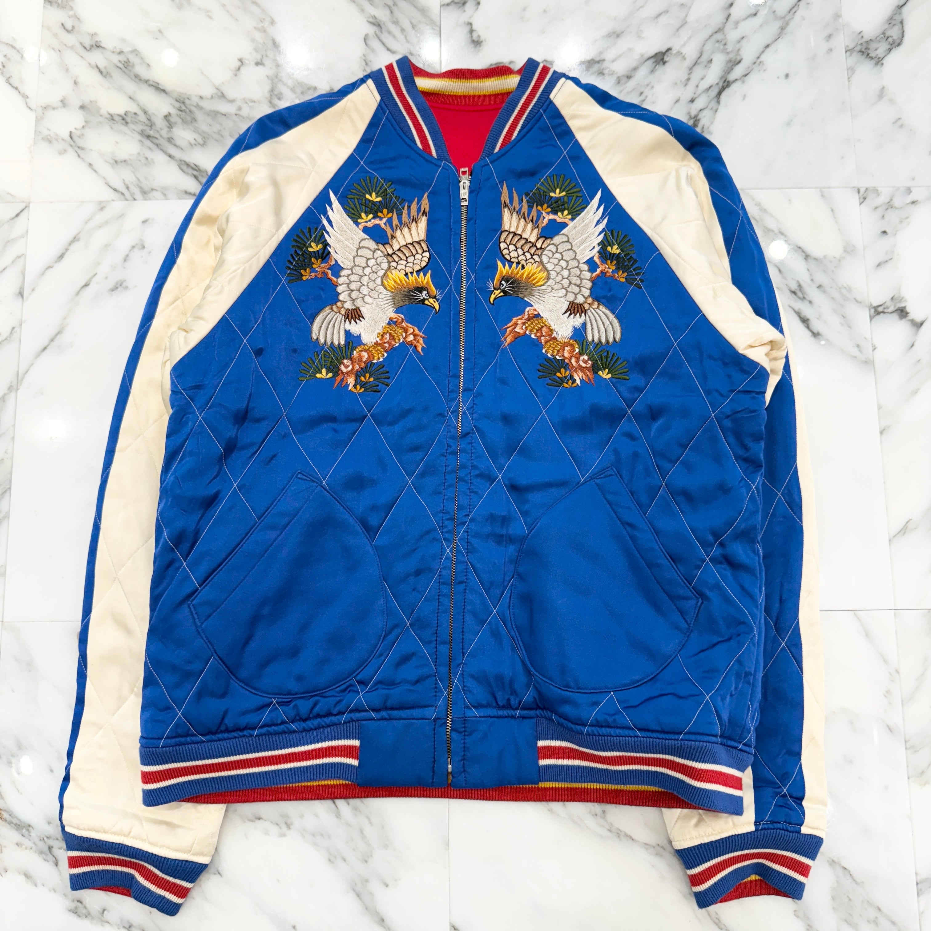 THE REAL McCOY'S SUKA JACKET "37TH B.S" MJ7008 Size 42 リアル マッコイズ スカジャケット "37TH B.S" サイズ42