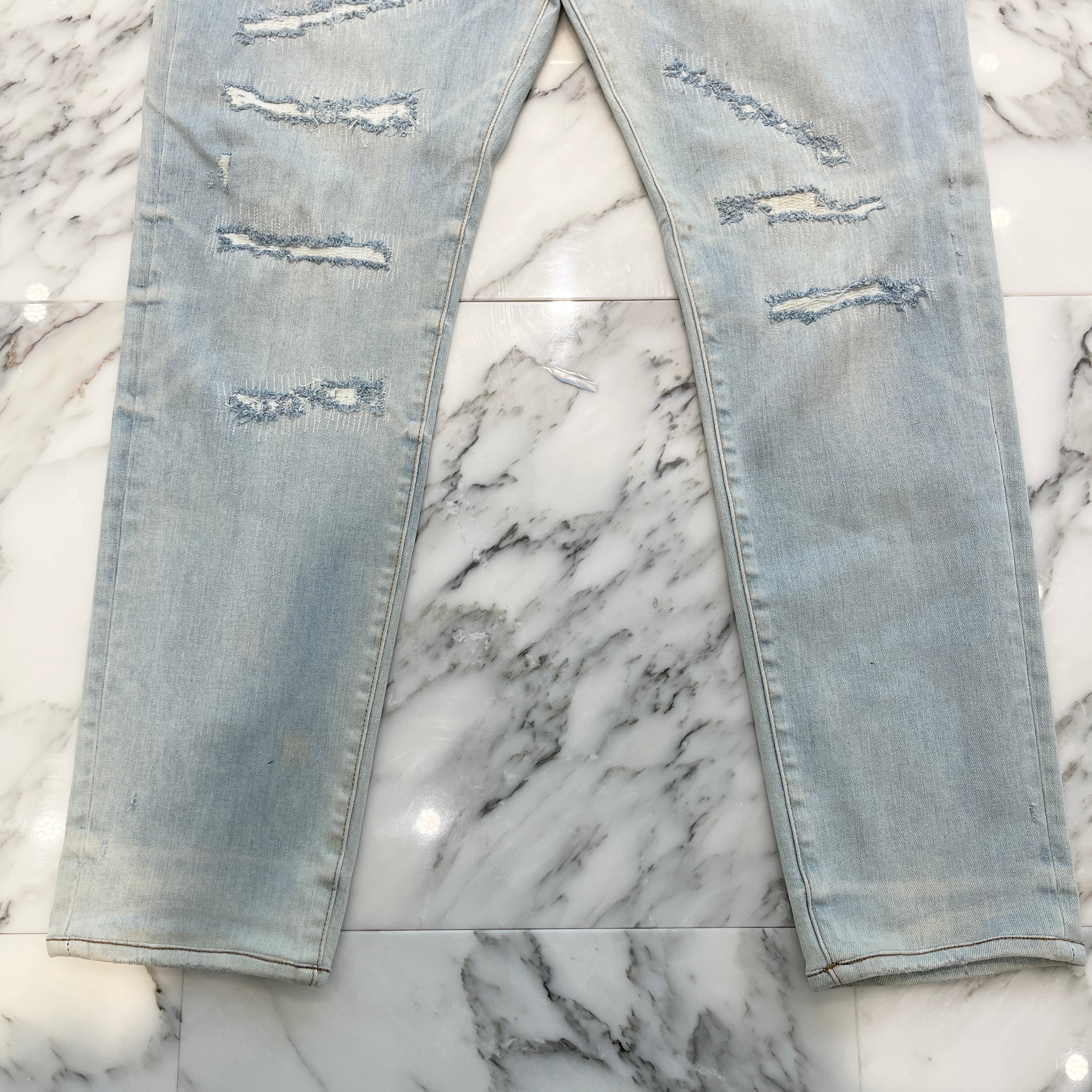 AMIRI Thrasher Damage Skinny Denim Pants Size 38 アミリ スラッシャー ダメージ加工 スキニー デニムパンツ サイズ38