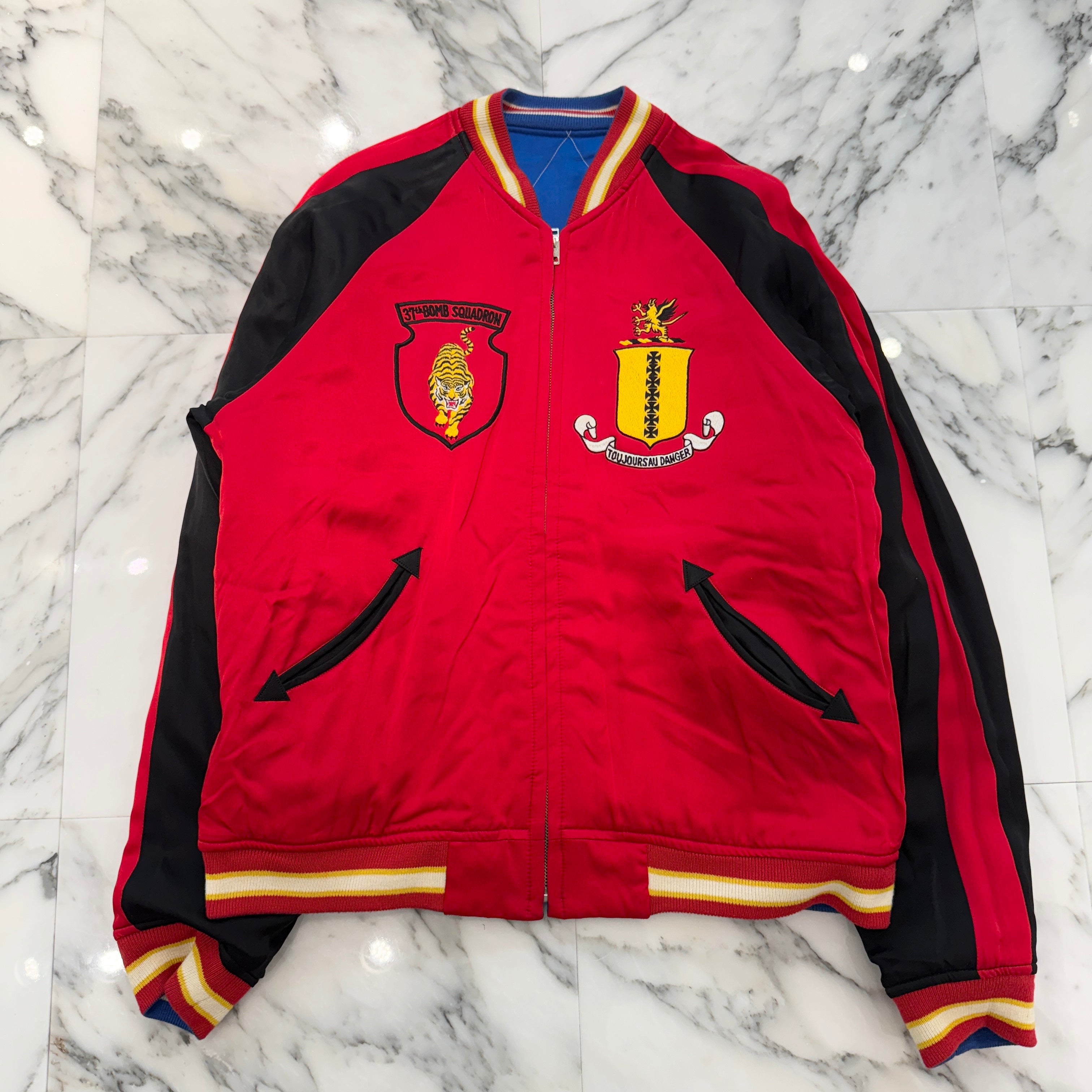 THE REAL McCOY'S SUKA JACKET "37TH B.S" MJ7008 Size 42 リアル マッコイズ スカジャケット "37TH B.S" サイズ42