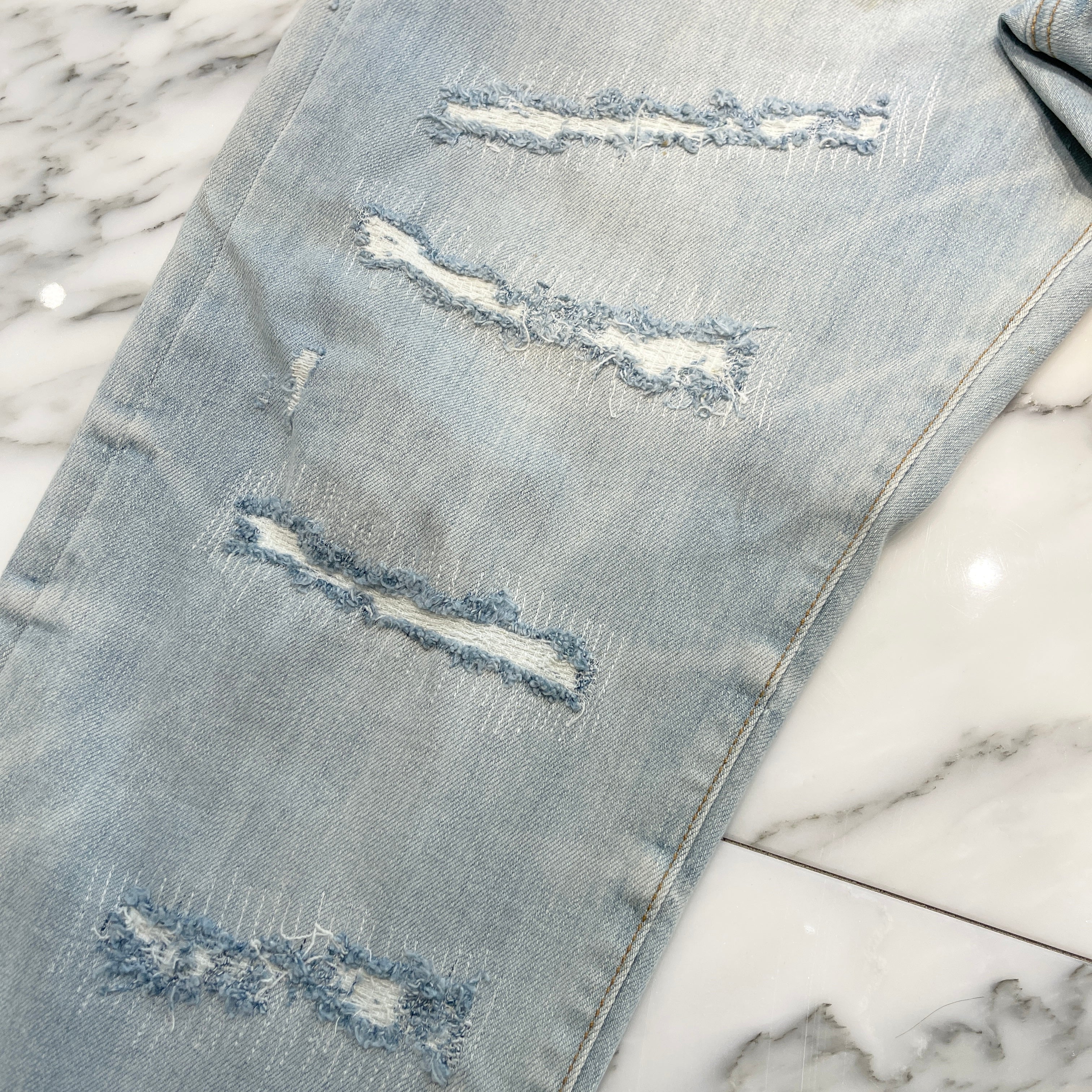 AMIRI Thrasher Damage Skinny Denim Pants Size 38 アミリ スラッシャー ダメージ加工 スキニー デニムパンツ サイズ38