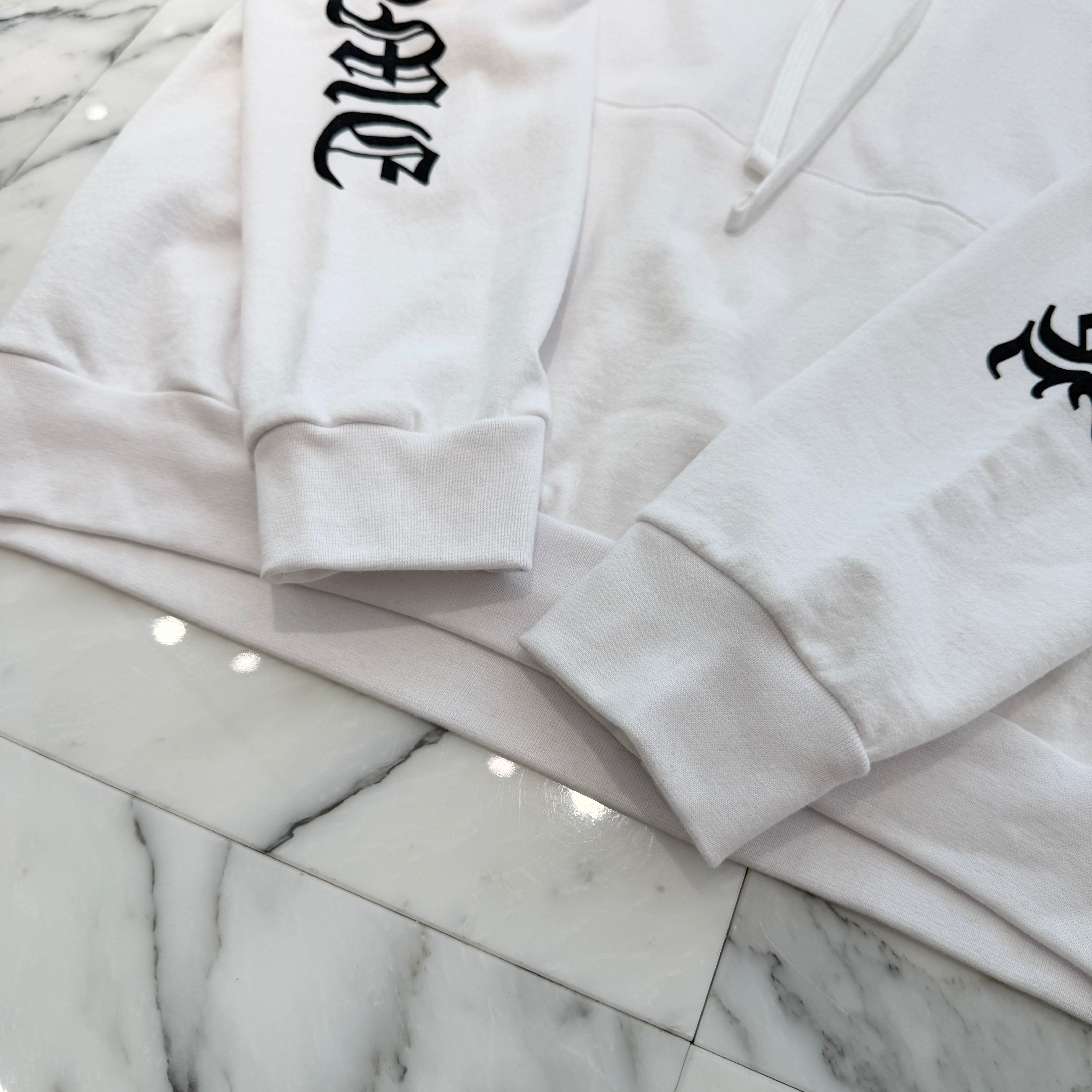 CHROME HEARTS Vertical Logo Pullover Hoodie Size M クロムハーツ ヴァーティカルロゴ プルオーバーフーディー サイズM