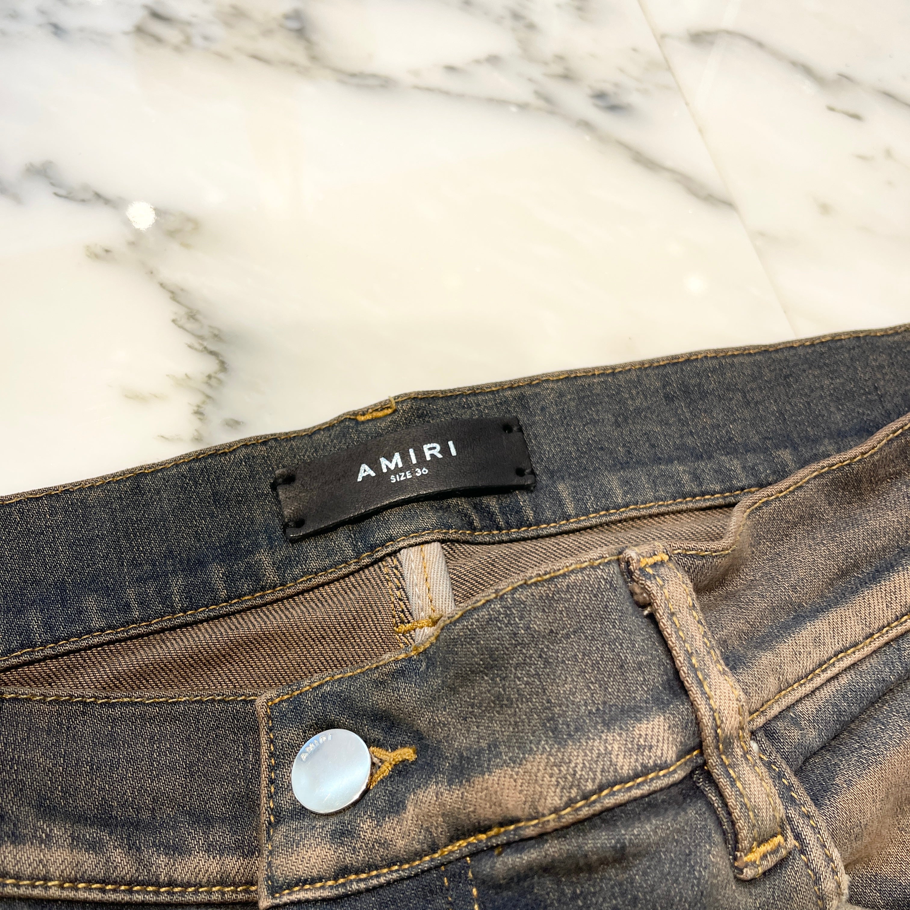 AMIRI 2023AW MX1 Damage Skinny Fit Denim Pants Size 36 アミリ MX1 ダメージ加工 スキニーフィット デニムパンツ サイズ36