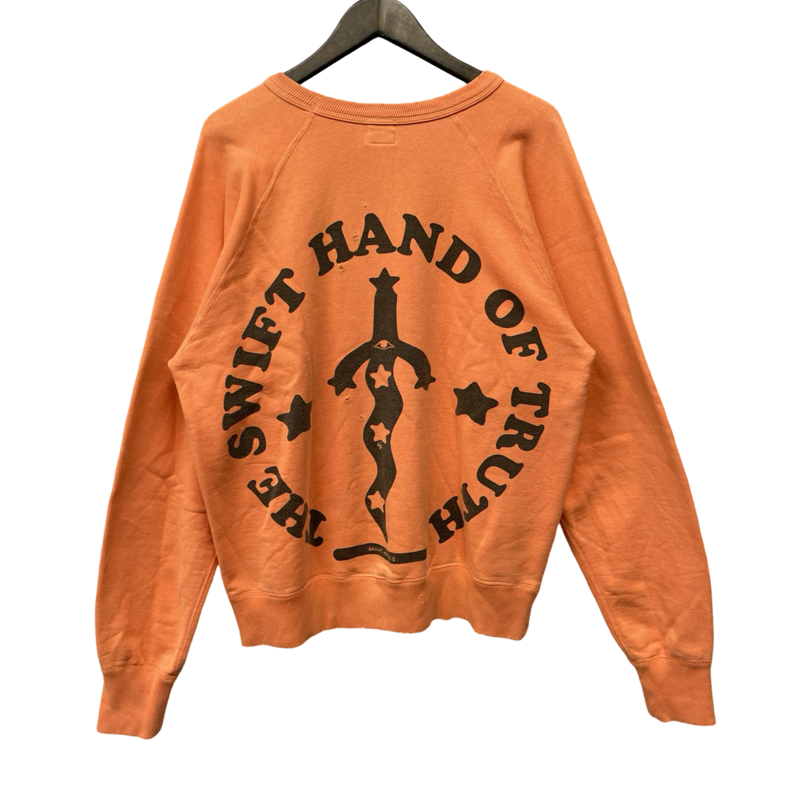 SAINT Mxxxxxx 2021SS Justice Raglan Sweat Shirts SM-S21-0000-022 Size M