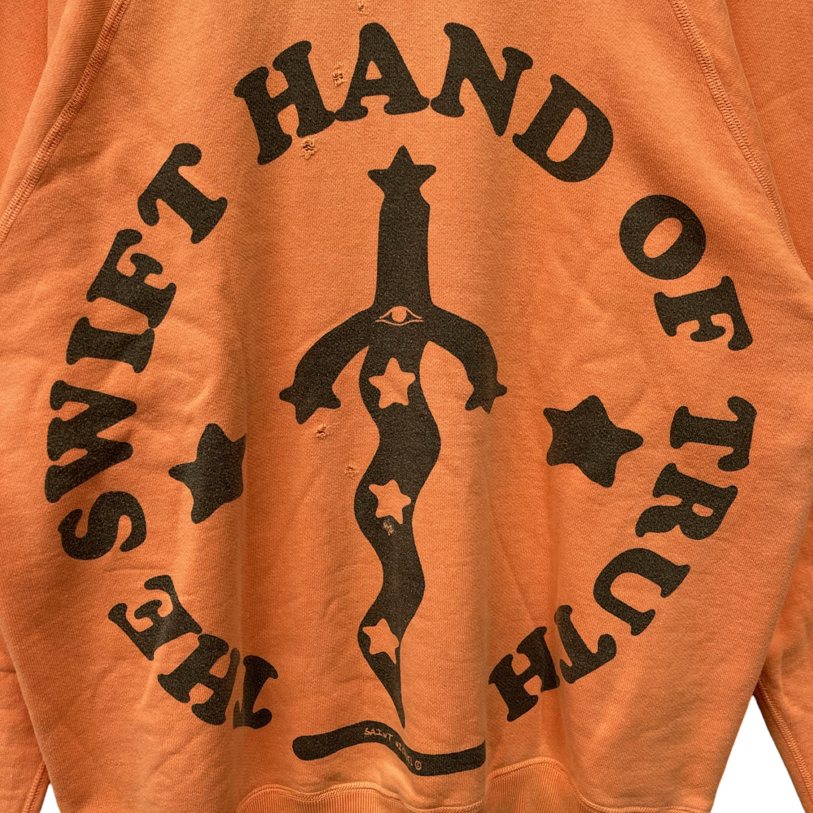 SAINT Mxxxxxx 2021SS Justice Raglan Sweat Shirts SM-S21-0000-022 Size M