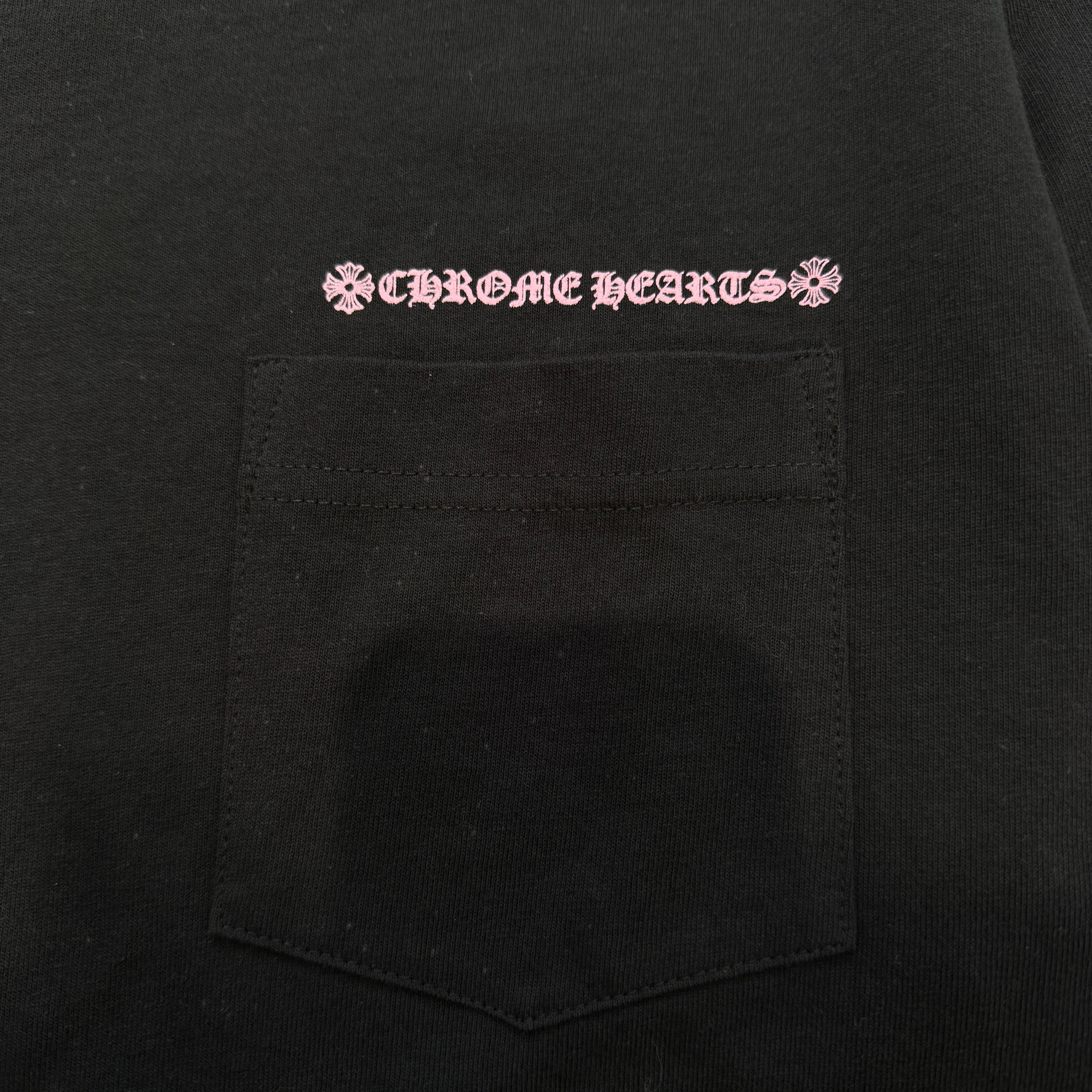 CHROME HEARTS "BLACK PINK" Back Arch USA Logo Tee Size L クロムハーツ ブラックピンク バックアーチ USA ロゴ Tシャツ サイズL