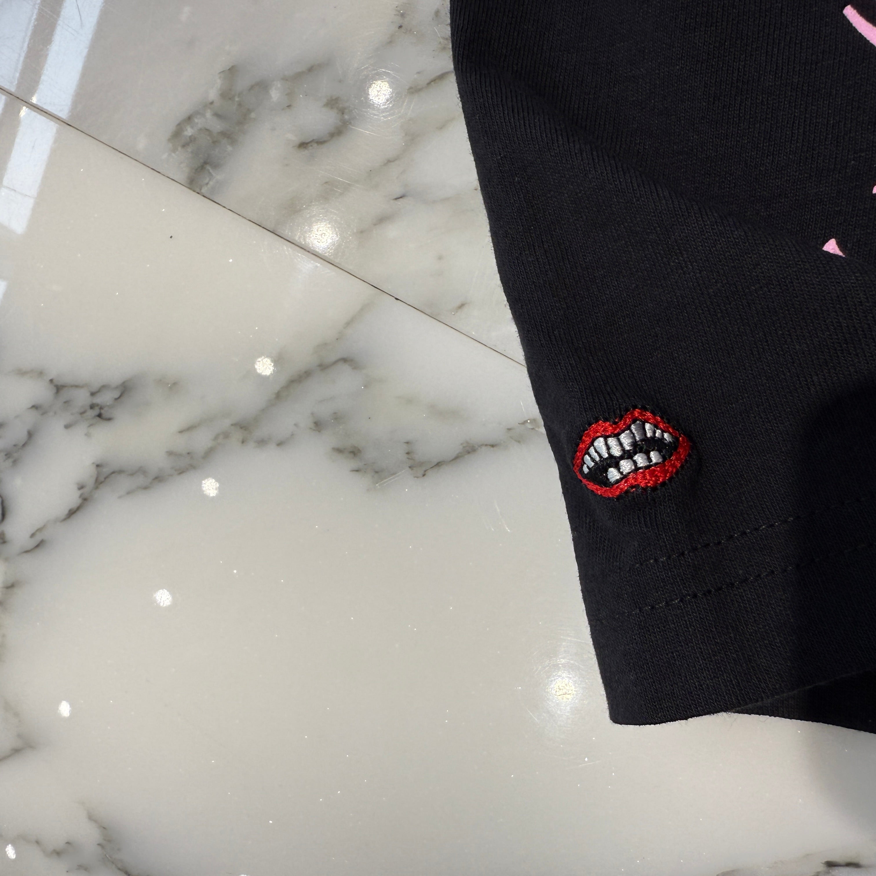 CHROME HEARTS "BLACK PINK" Back Arch USA Logo Tee Size L クロムハーツ ブラックピンク バックアーチ USA ロゴ Tシャツ サイズL