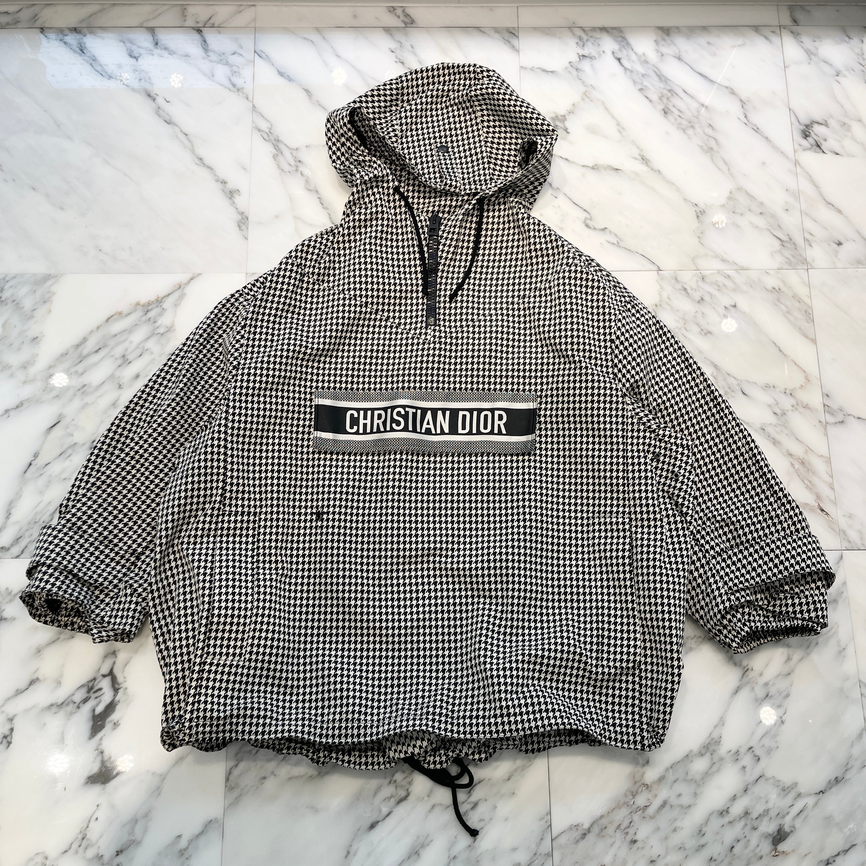 DIOR 2020AW Oblique Technical Taffeta Jacquard Anorak Blouson 117C10A2970 Size XS ディオール オブリークテクニカルタフタジャカードアノラックブルゾン サイズXS