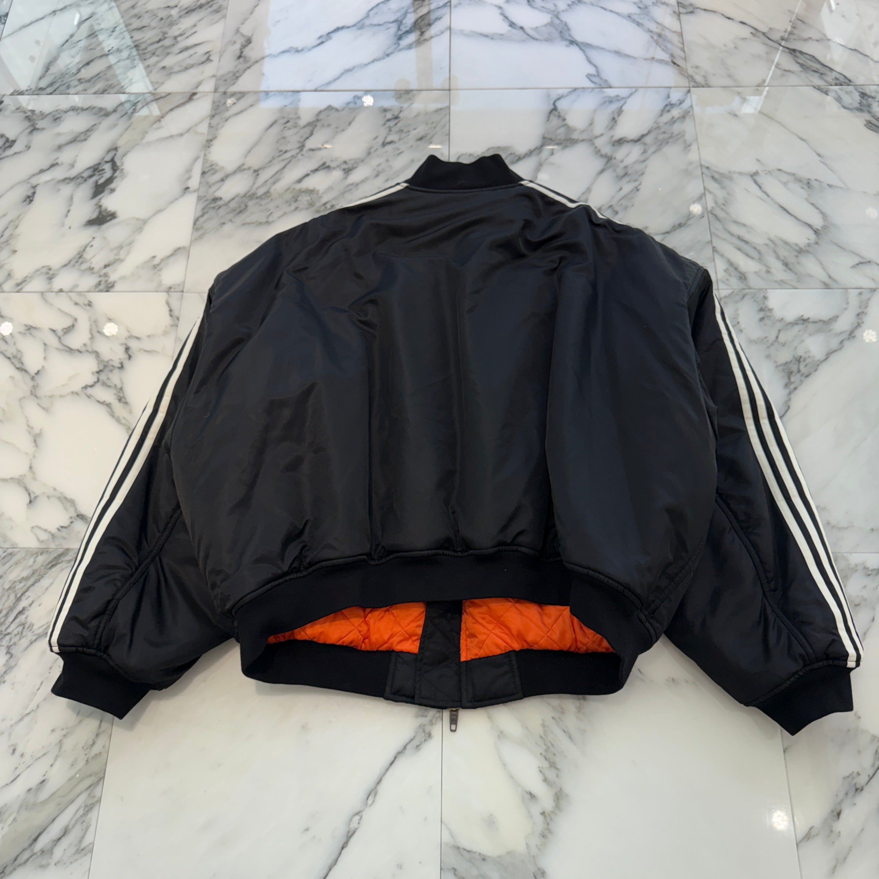 BALENCIAGA × adidas 2023SS MA-1 Side Line Bomber Nylon Jacket 725335 TNO27 Size 48 バレンシアガ × アディダス MA-1 サイドライン ボンバー ナイロン ジャケット サイズ48