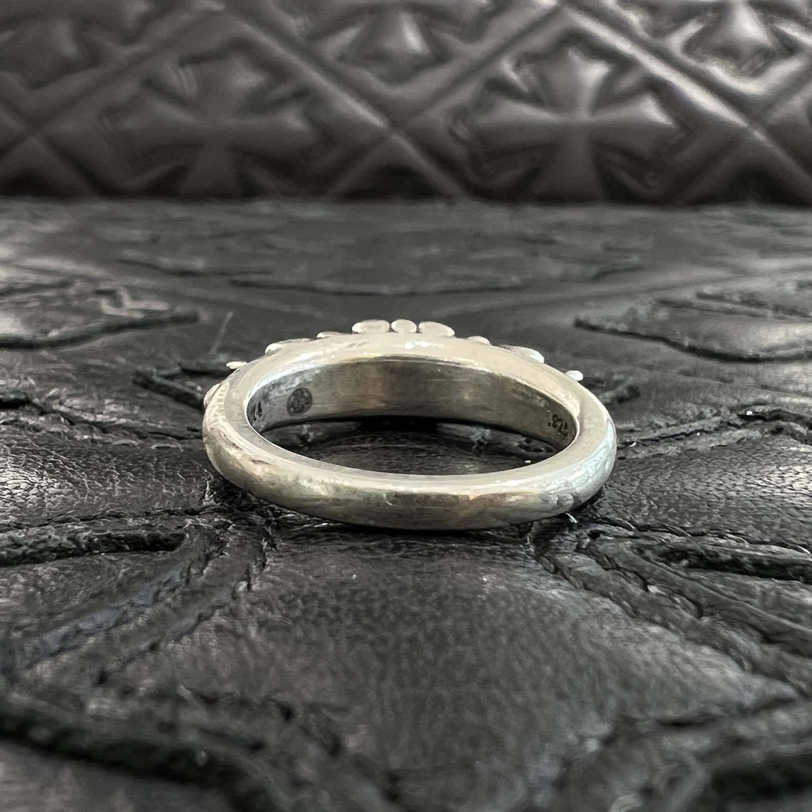 CHROME HEARTS Baby Classic Floral Cross Ring 10号 クロムハーツ ベイビークラシック フローラルクロス リング サイズ10号