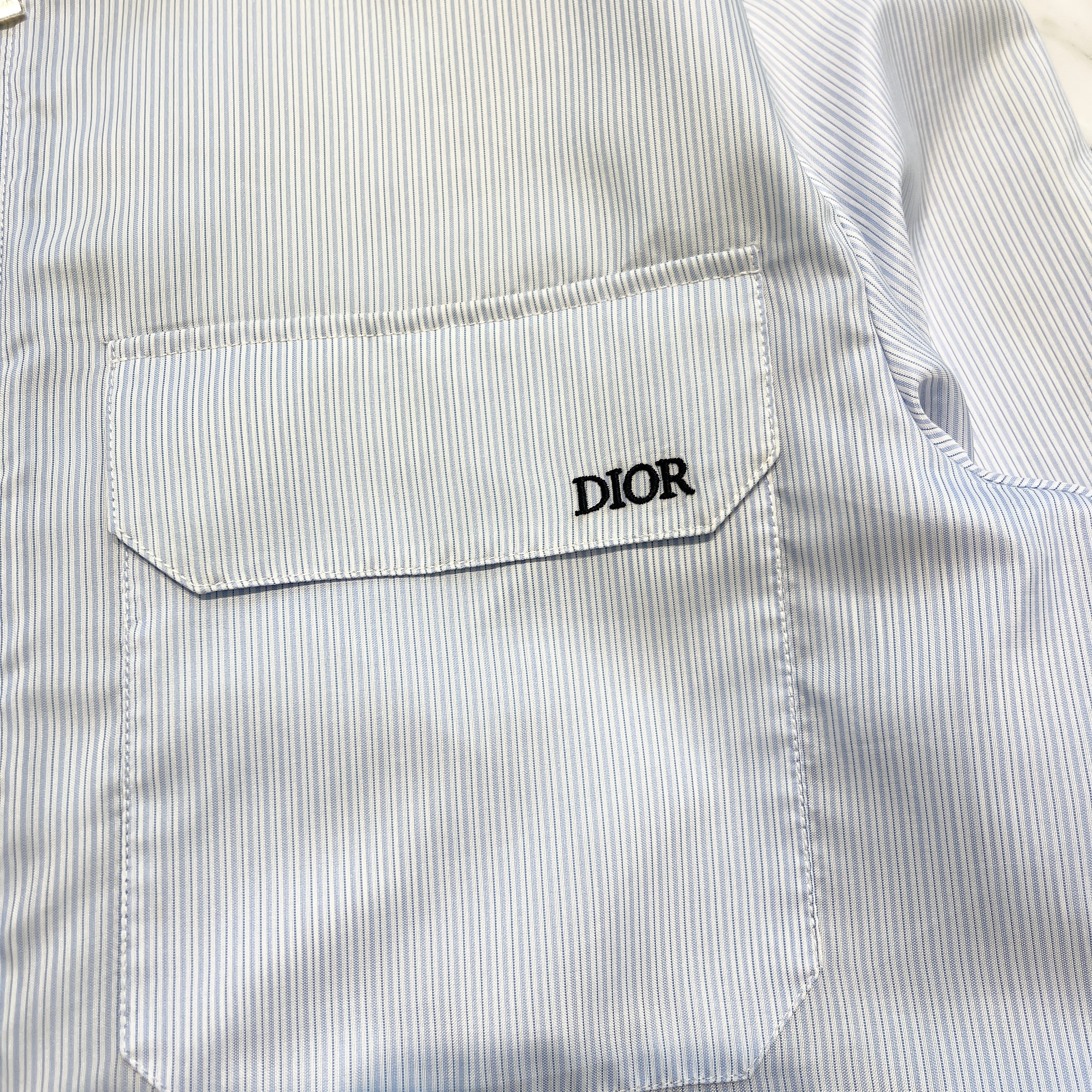 DIOR Dior HOMME Stripe Blouson Zip Jacket 193C536D847B Size 44 ディオール ディオールオム ストライプ ブルゾン ジップジャケット サイズ44