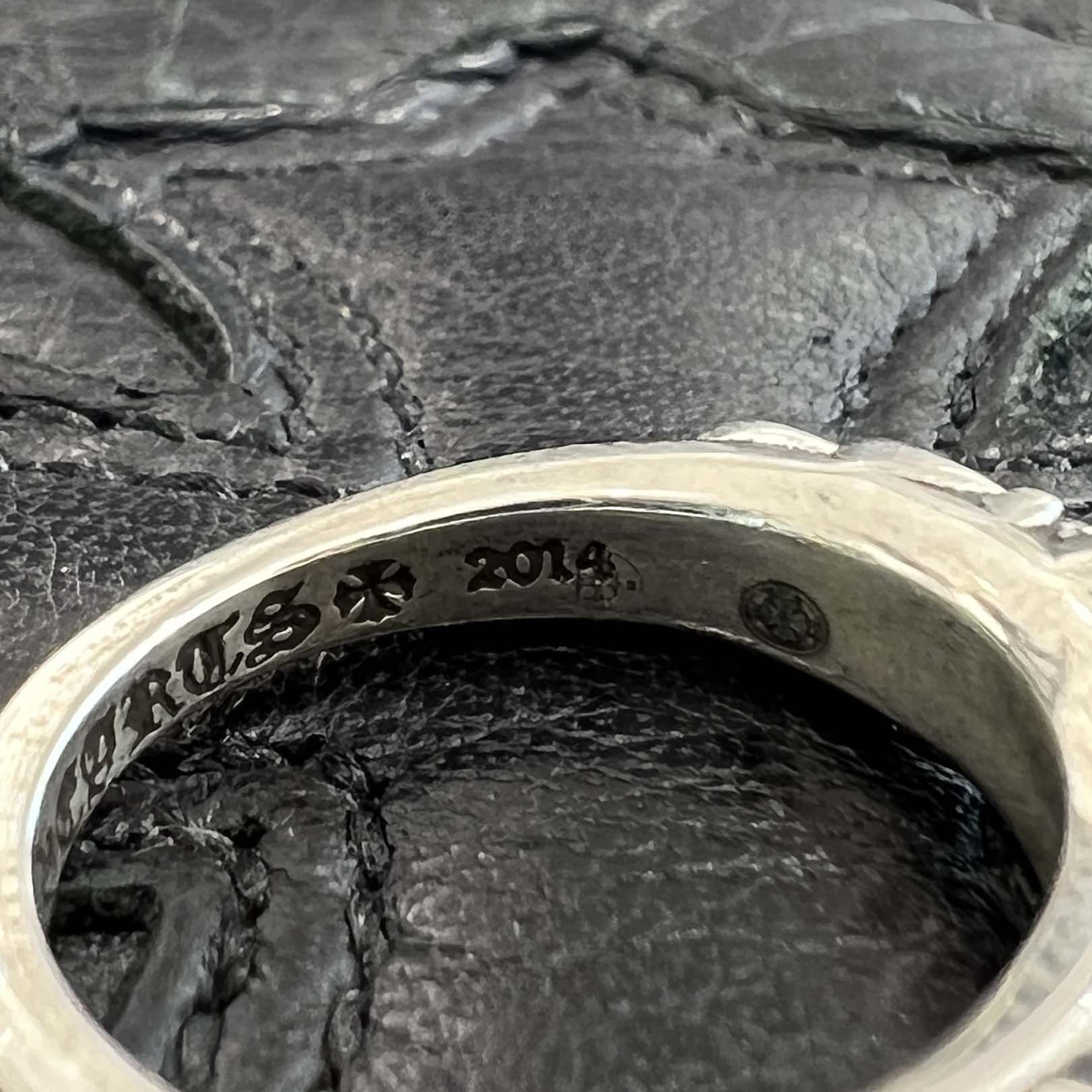 CHROME HEARTS Baby Classic Floral Cross Ring 10号 クロムハーツ ベイビークラシック フローラルクロス リング サイズ10号